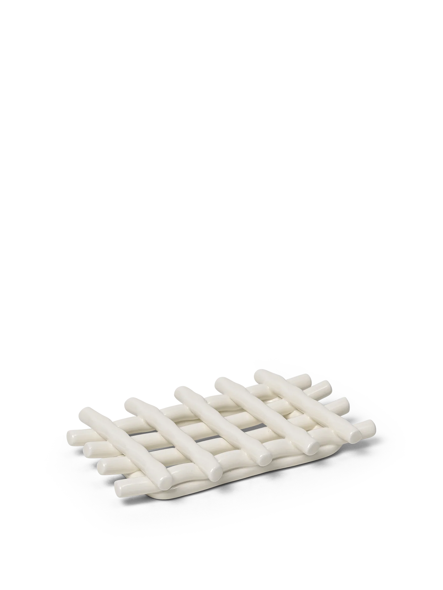 Ceramic Soap Tray - Off-white
