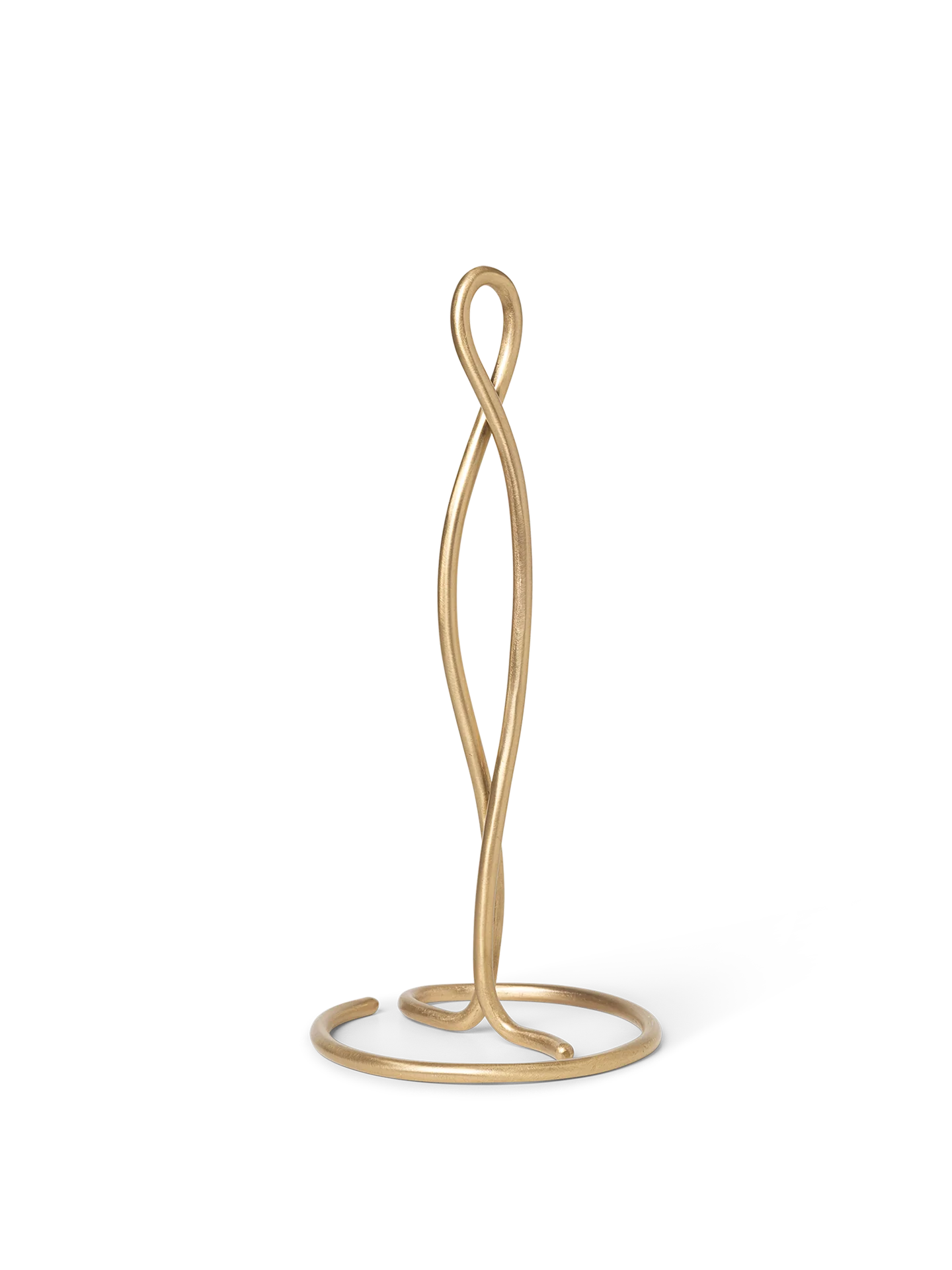 Curvature Paper Towel Holder - Brass
