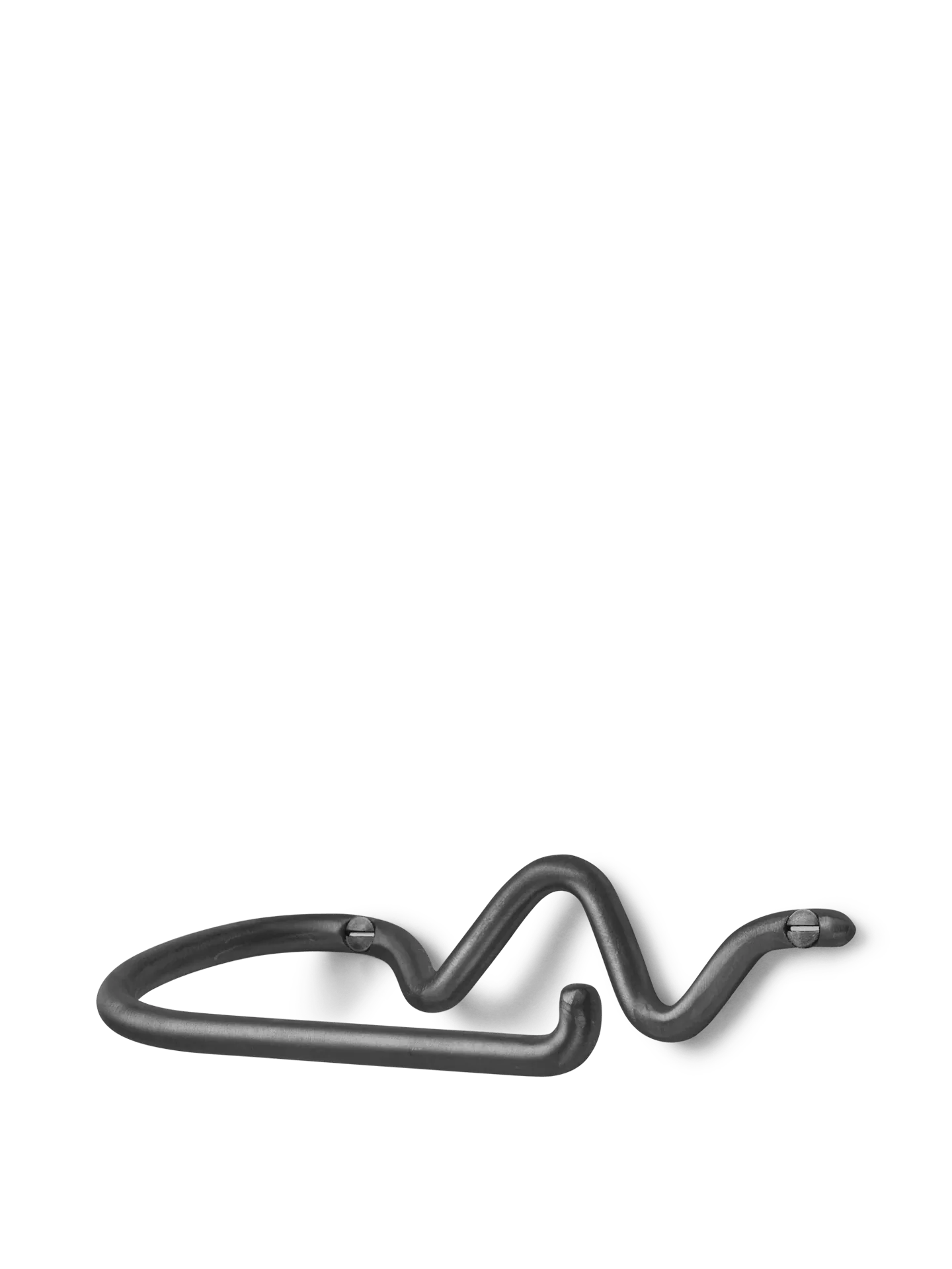 Curvature Toilet Paper Holder - Black Brass
