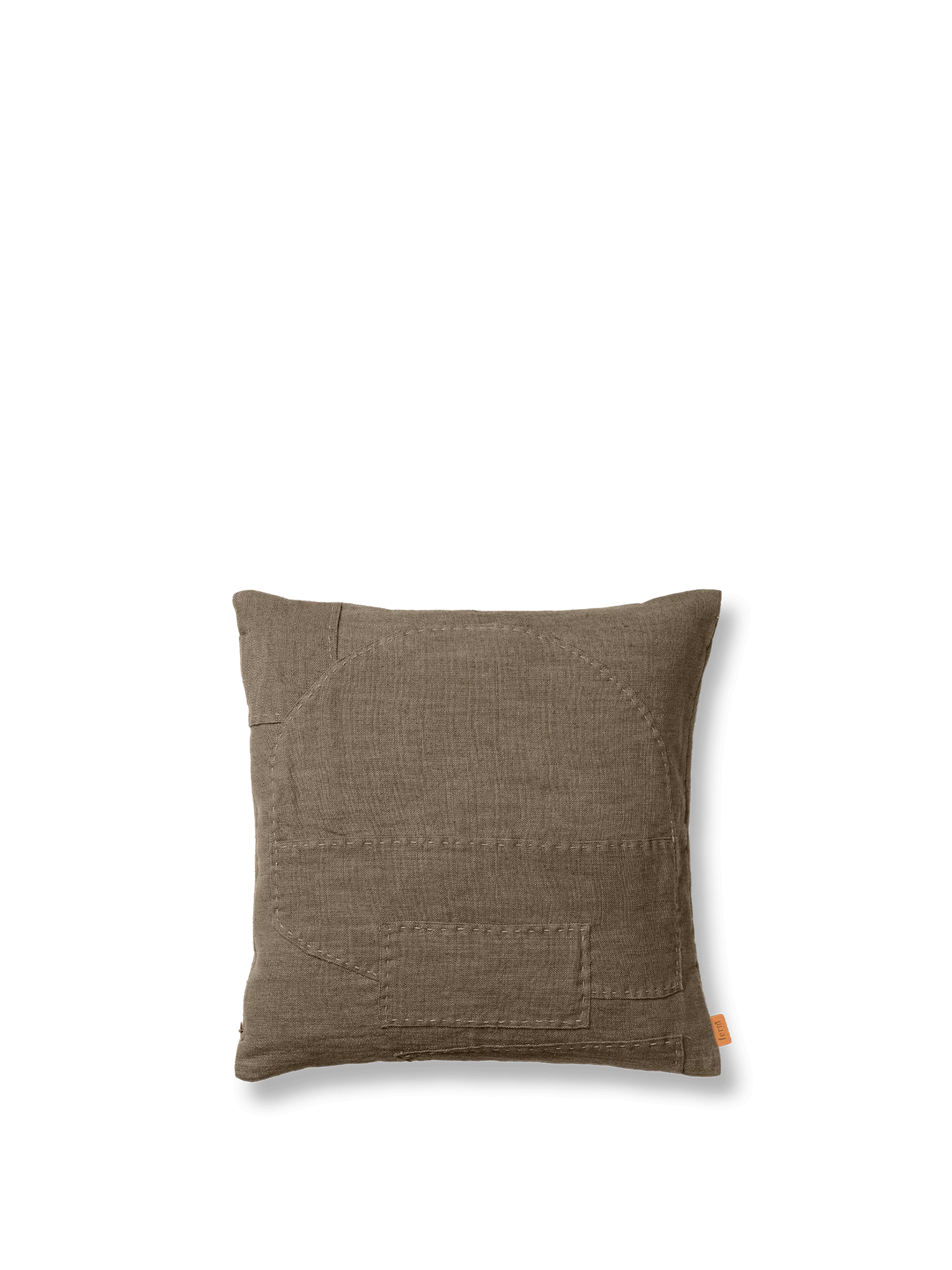 Darn Cushion - Dark Taupe