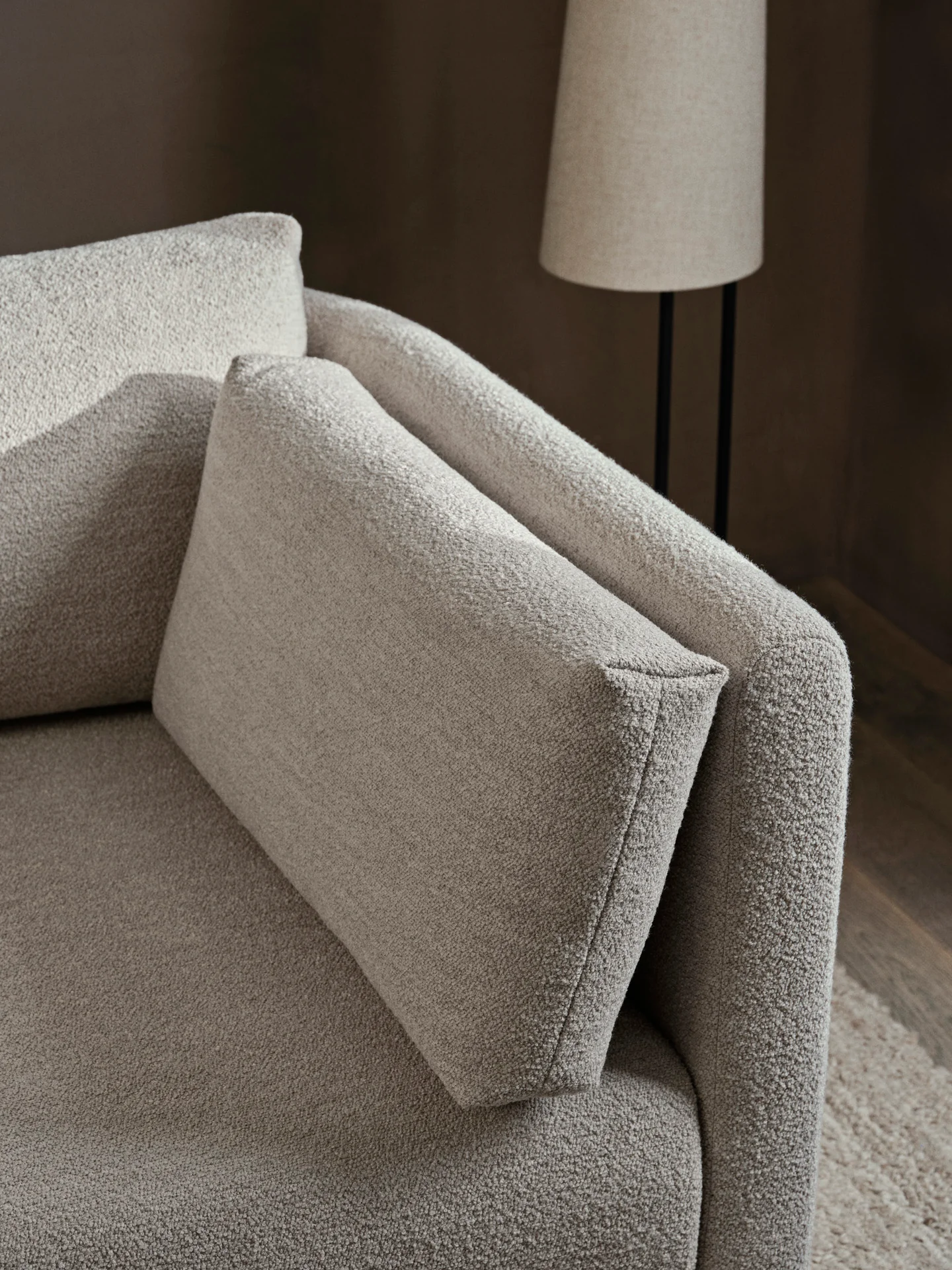 Dase Cushion - Soft Bouclé - Natural - UK - Image 3