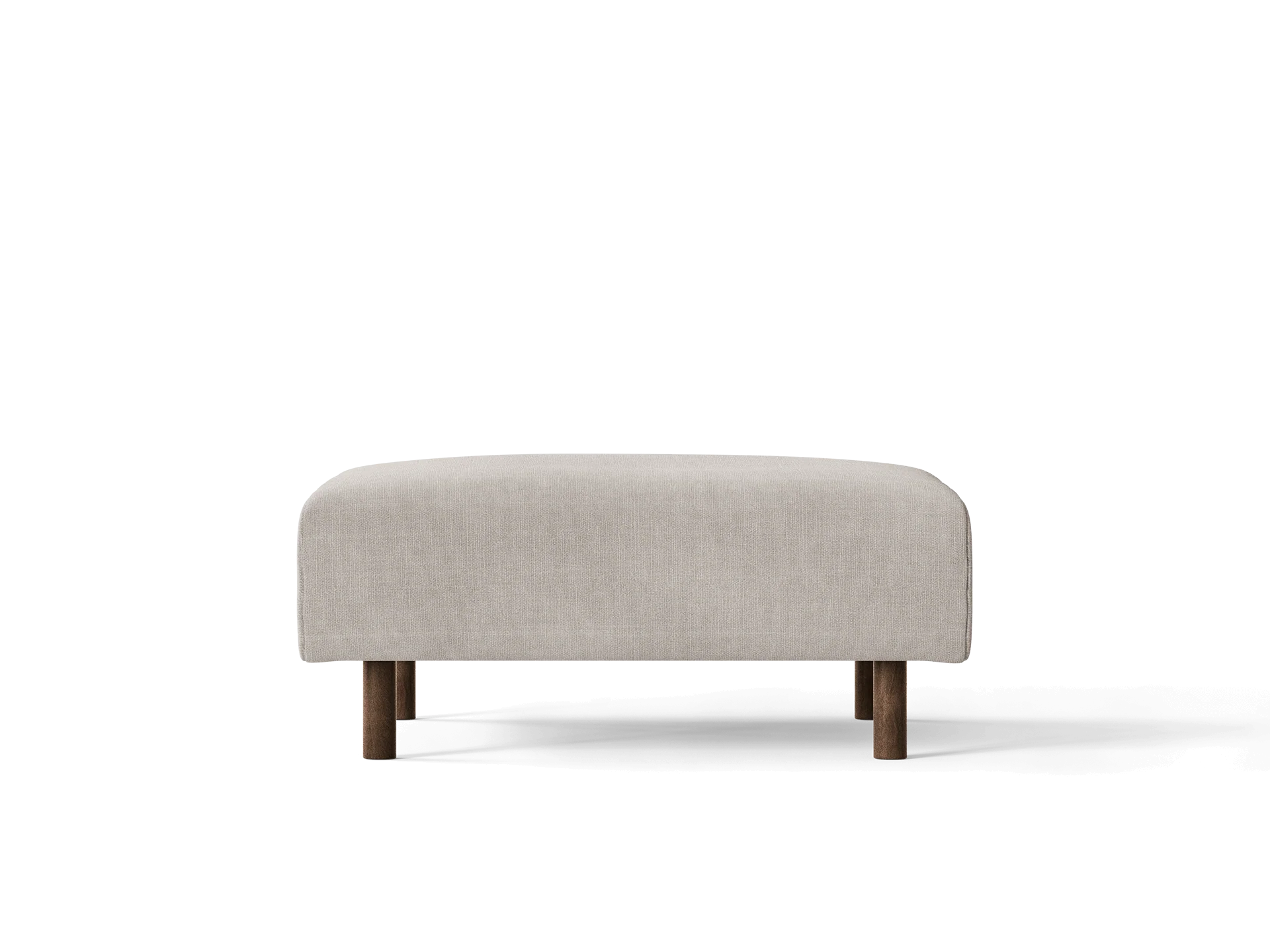 Dase Ottoman - Cotton Linen - Natural - UK - Image 2