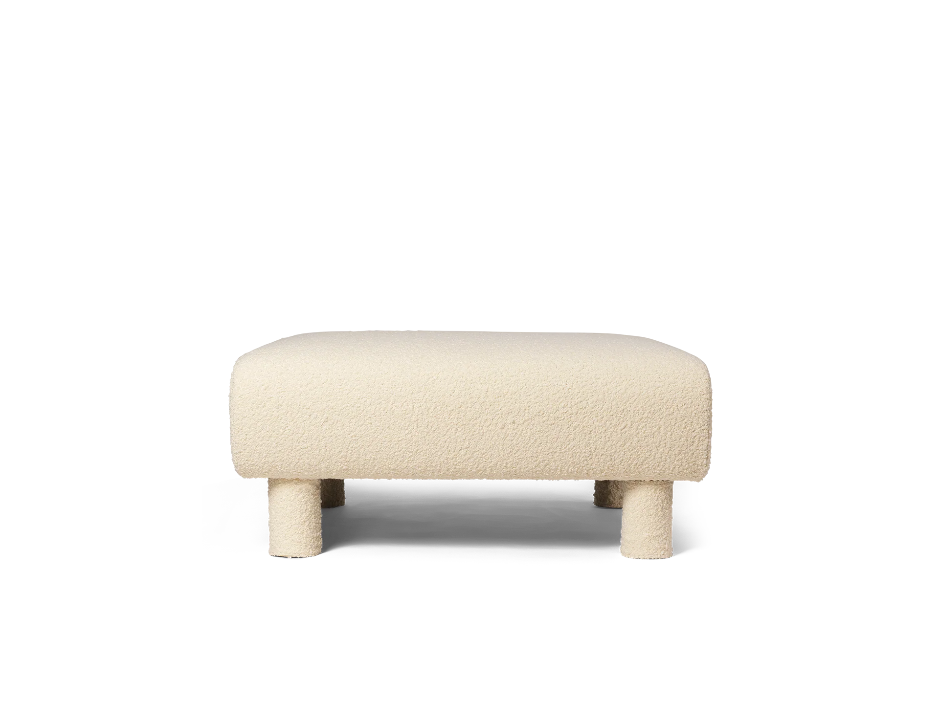 Dase Ottoman - Nordic Bouclé - Off-White - UK