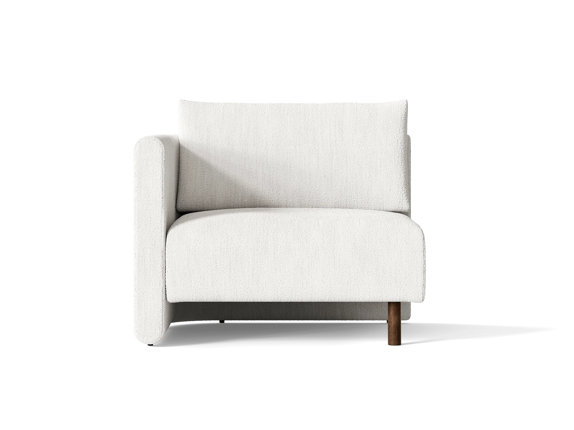 Dase Sofa Armrest Left - Bouclé - Off-white - UK - Image 2