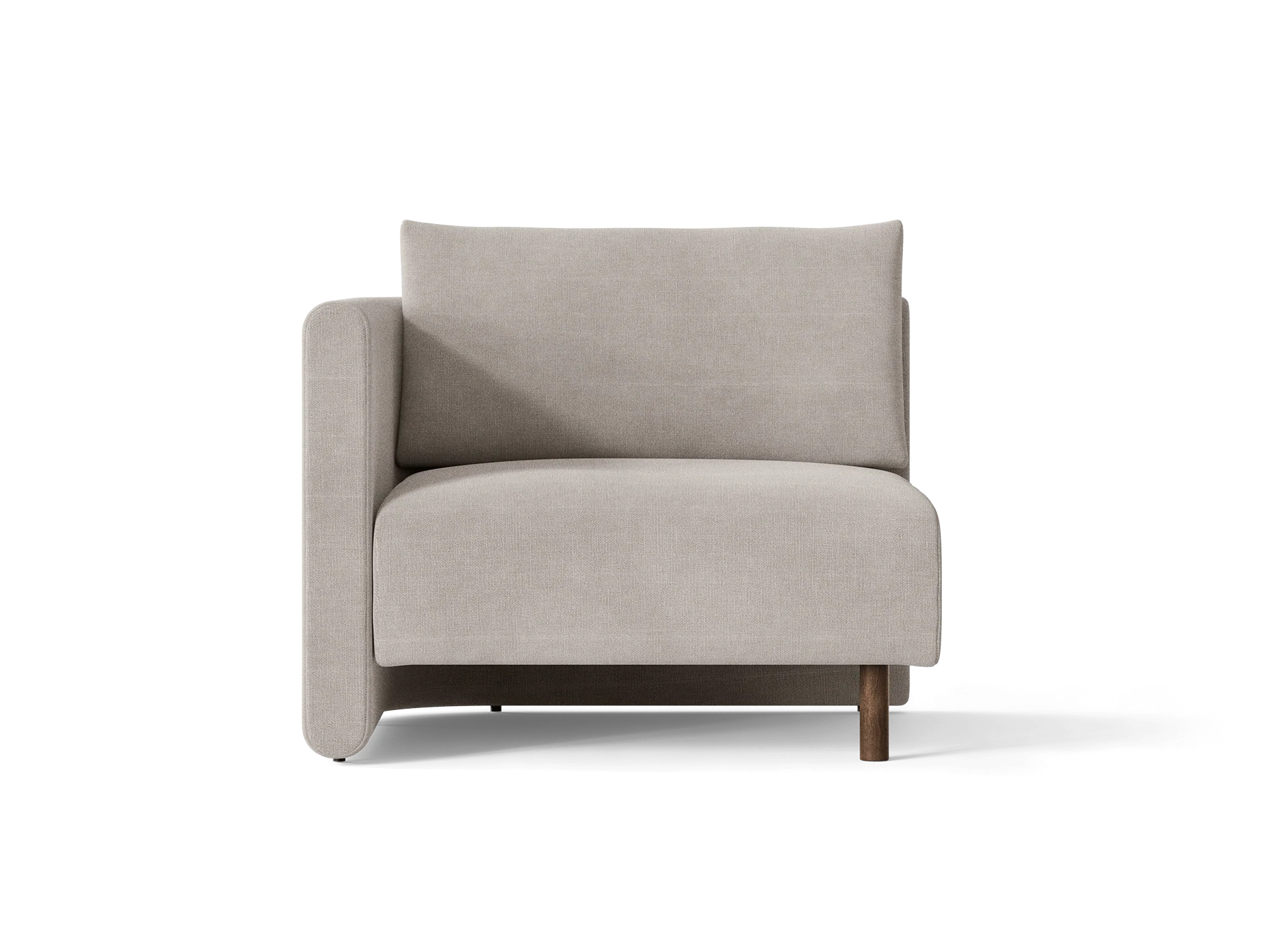 Dase Sofa Armrest Left - Cotton Linen - Natural - UK - Image 2