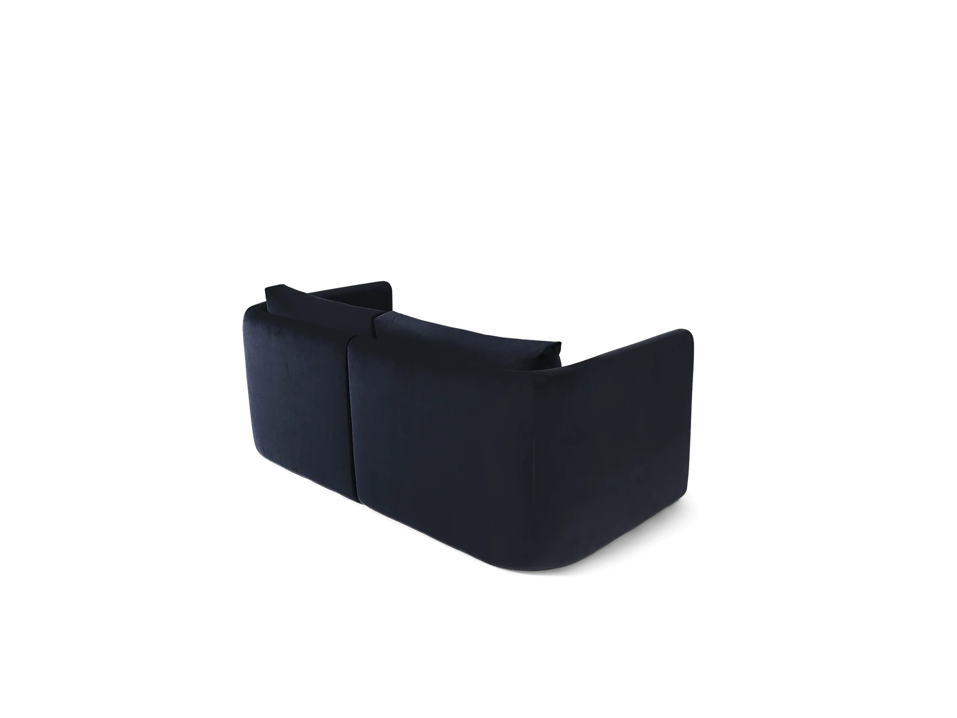 Dase Sofa Armrest Left - Rich Velvet - Navy - UK - Image 4