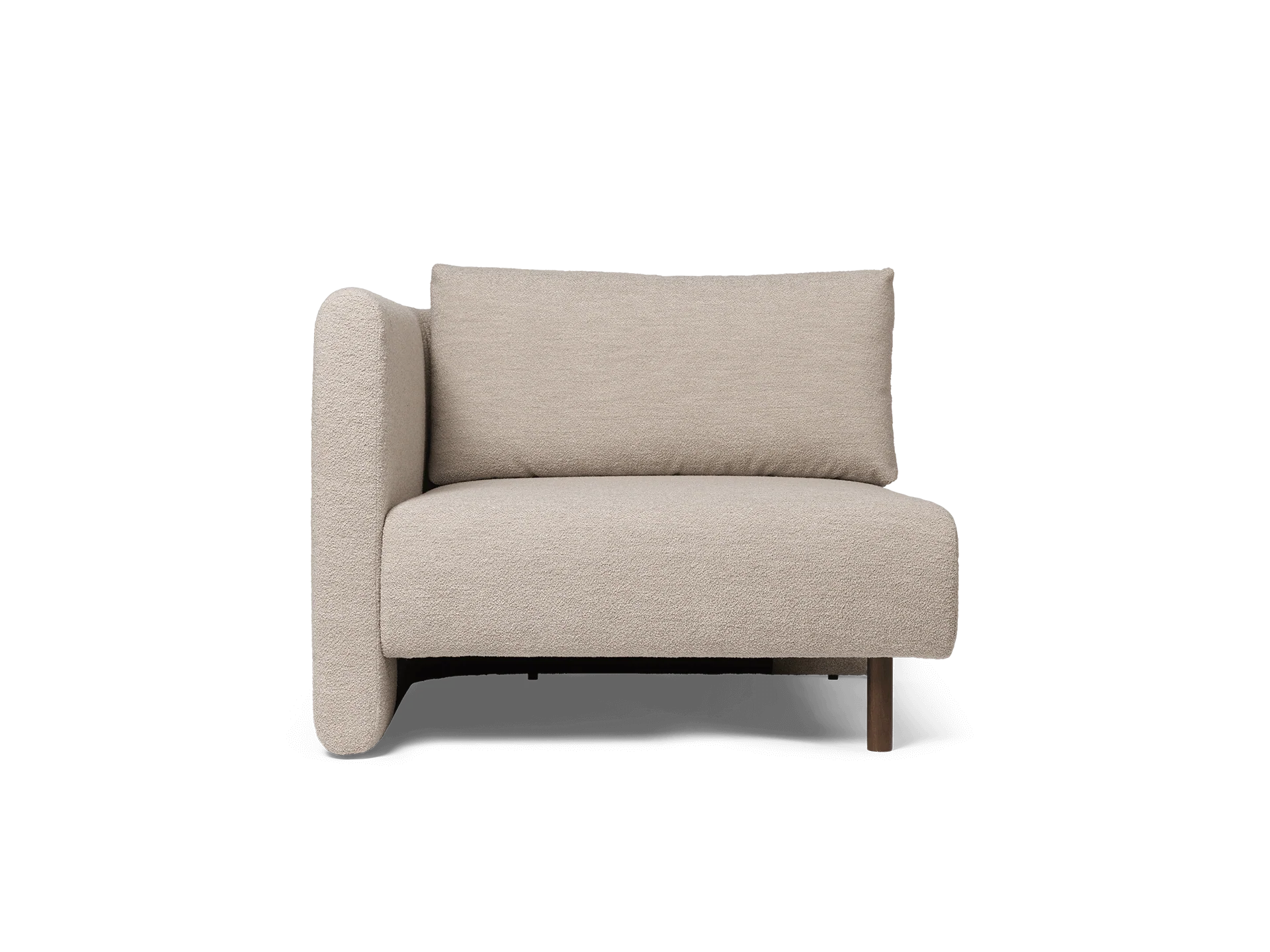 Dase Sofa Armrest Left - Soft Bouclé - Natural - UK - Image 5