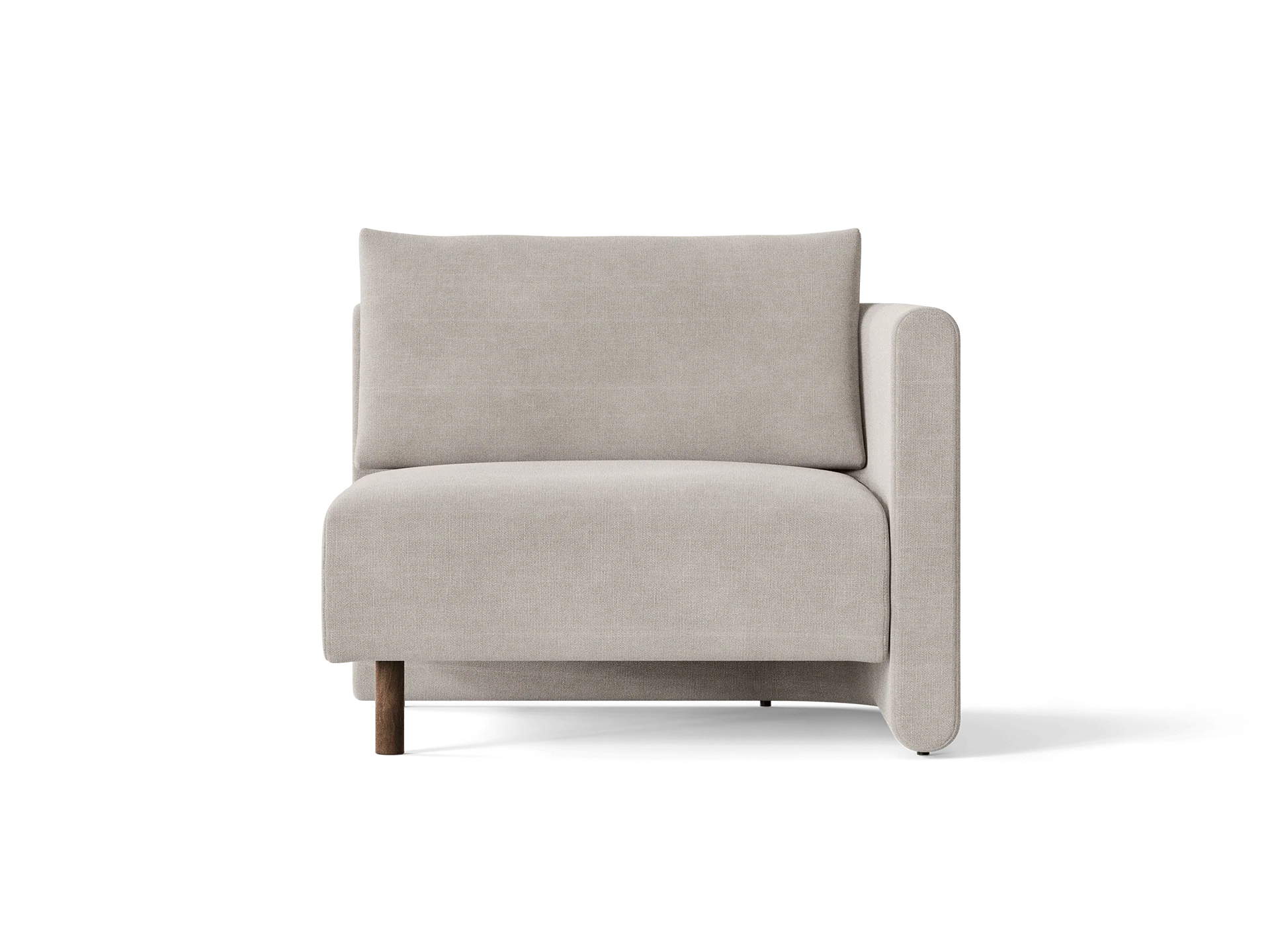 Dase Sofa Armrest Right - Cotton Linen - Natural - UK - Image 2
