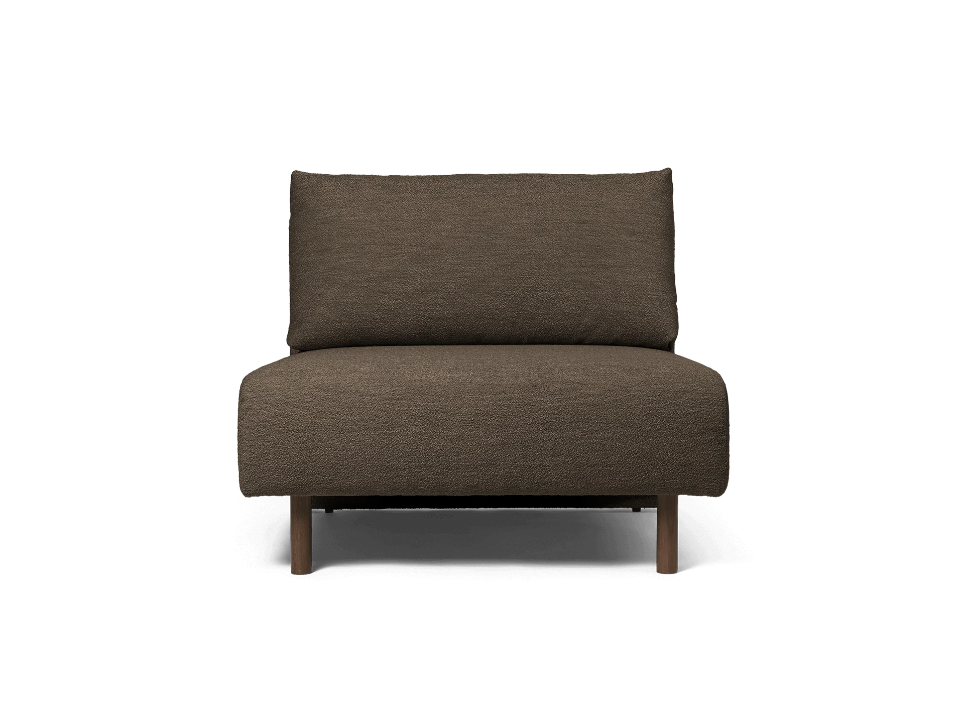 Dase Sofa Center - Soft Bouclé - Dark Brown - UK - Image 2
