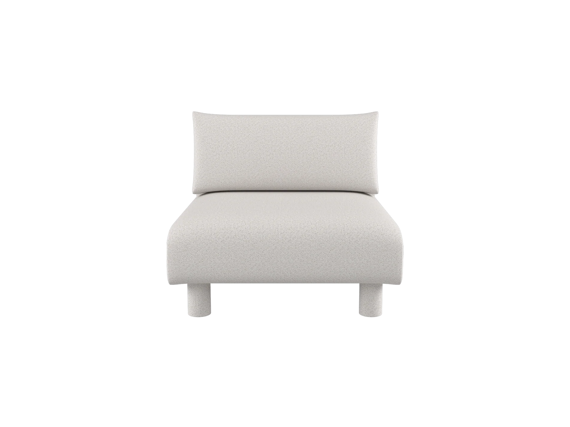 Dase Sofa Center - Soft Bouclé - Off-white/Sand - UK