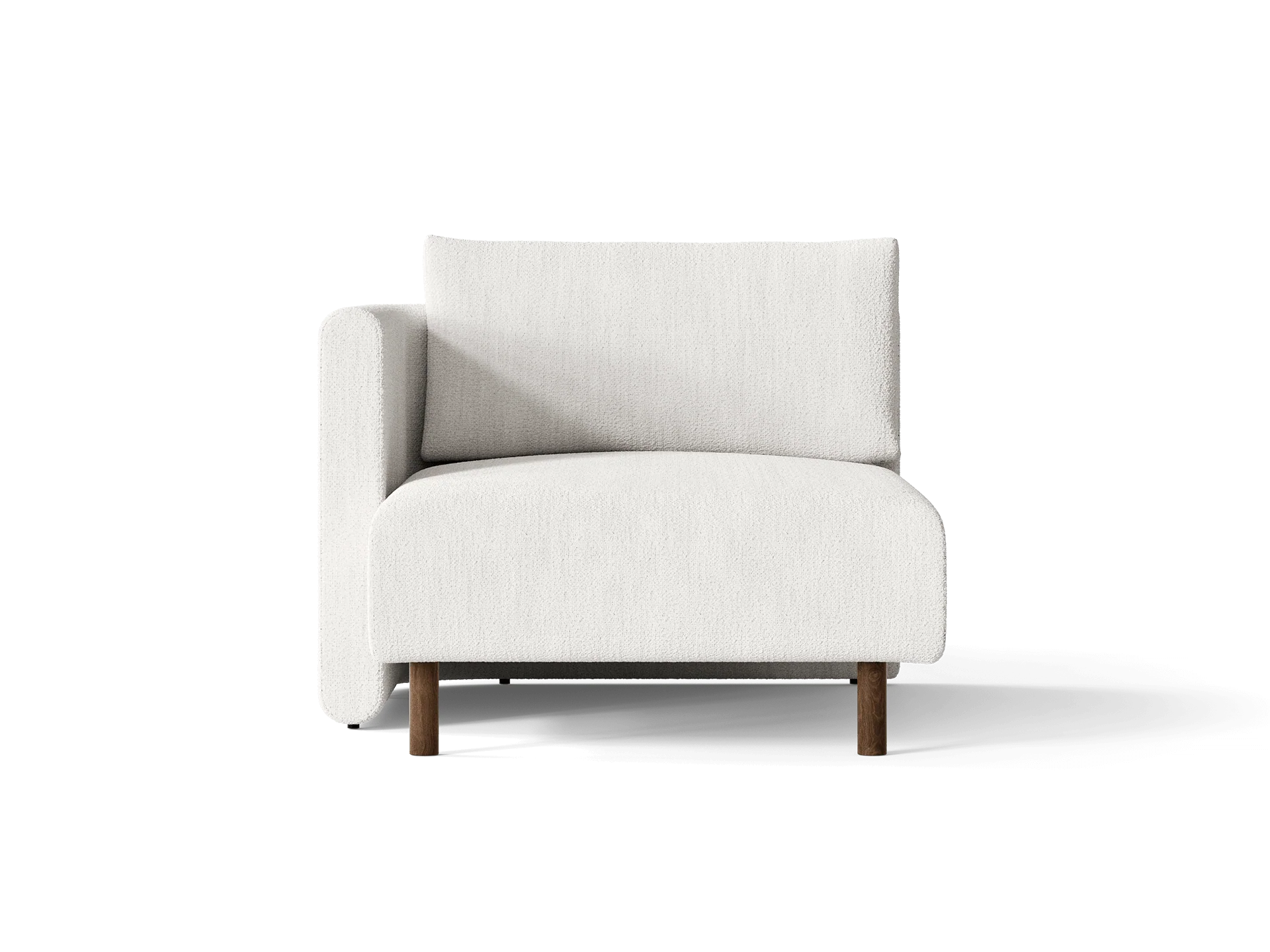 Dase Sofa Chaise Longue Left - Bouclé - Off-white - UK - Image 2