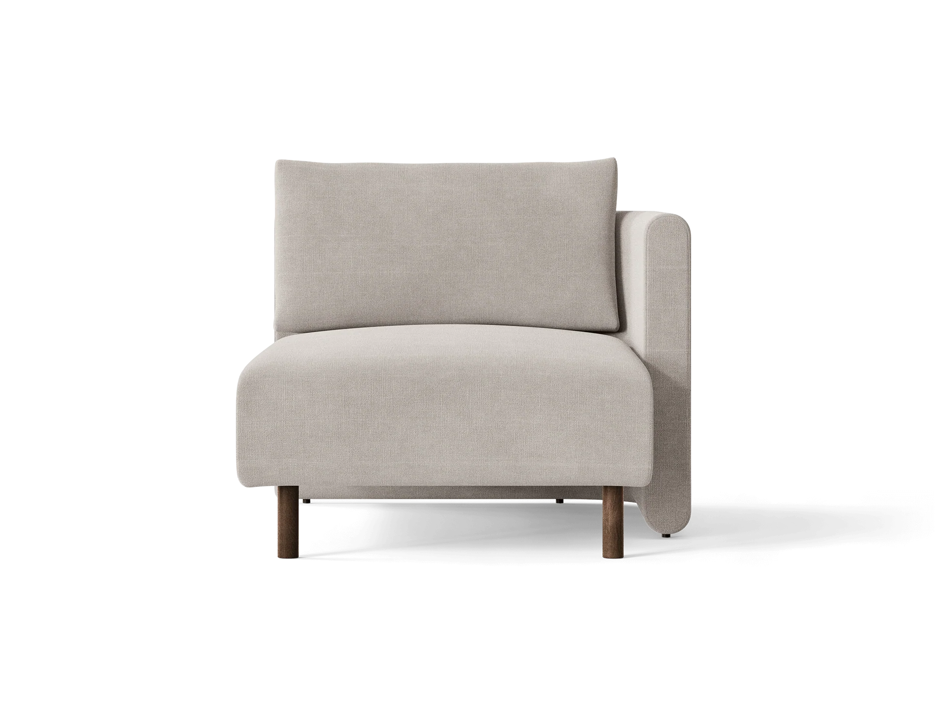 Dase Sofa Chaise Longue Right - Cotton Linen - Natural - UK - Image 2
