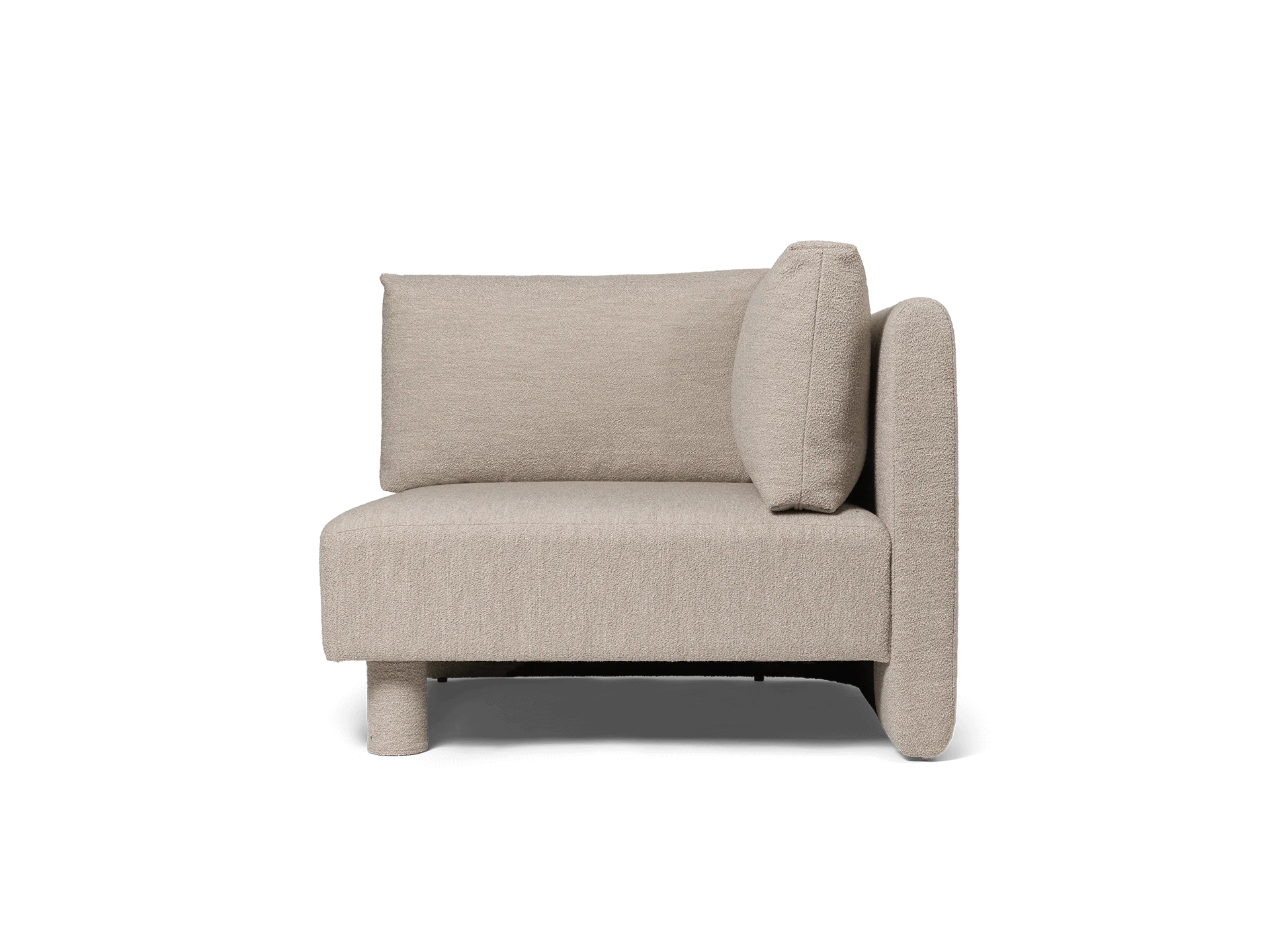 Dase Sofa Corner - Soft Bouclé - Natural - UK