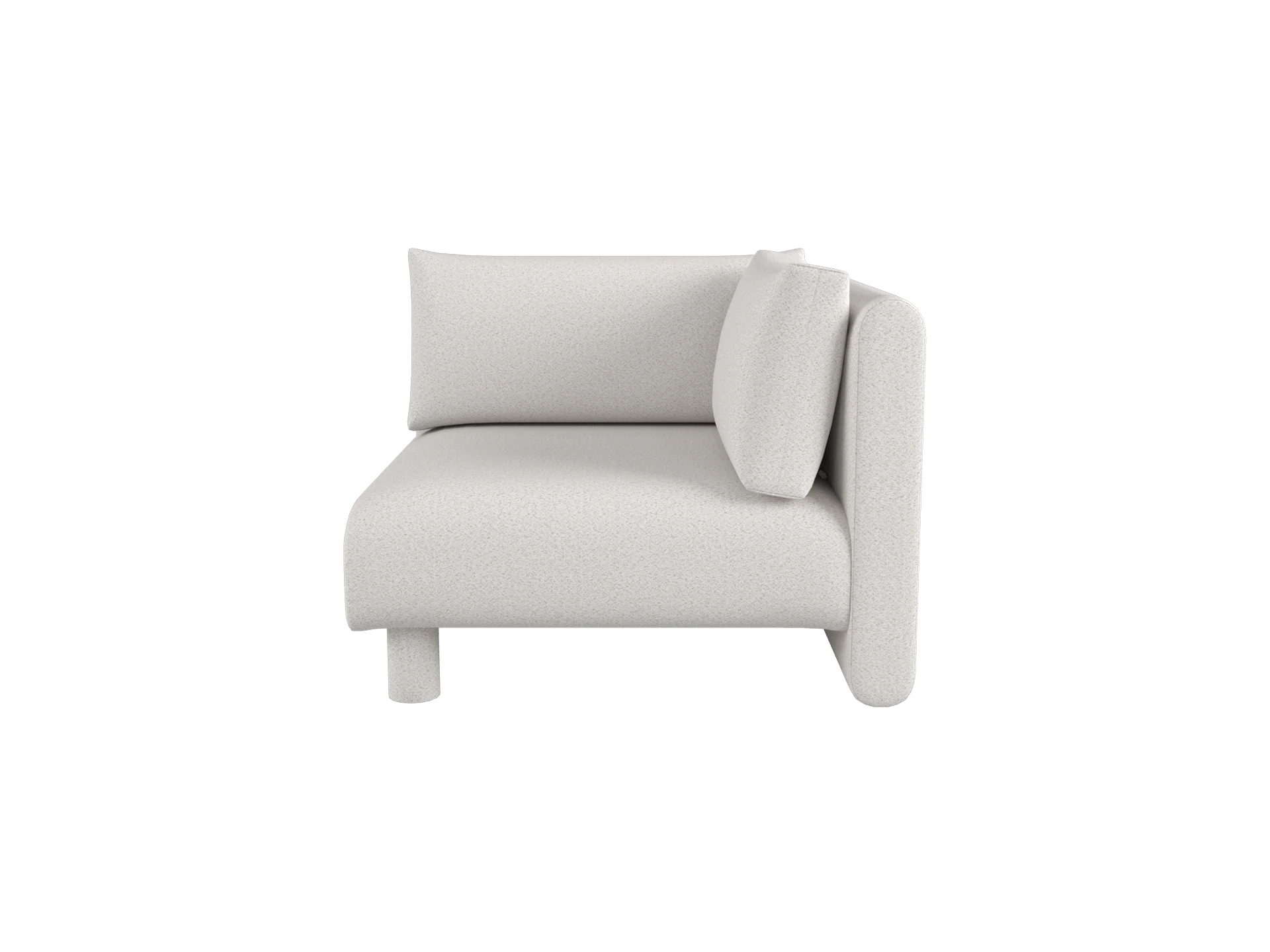 Dase Sofa Corner - Soft Bouclé - Off-white/Sand - UK