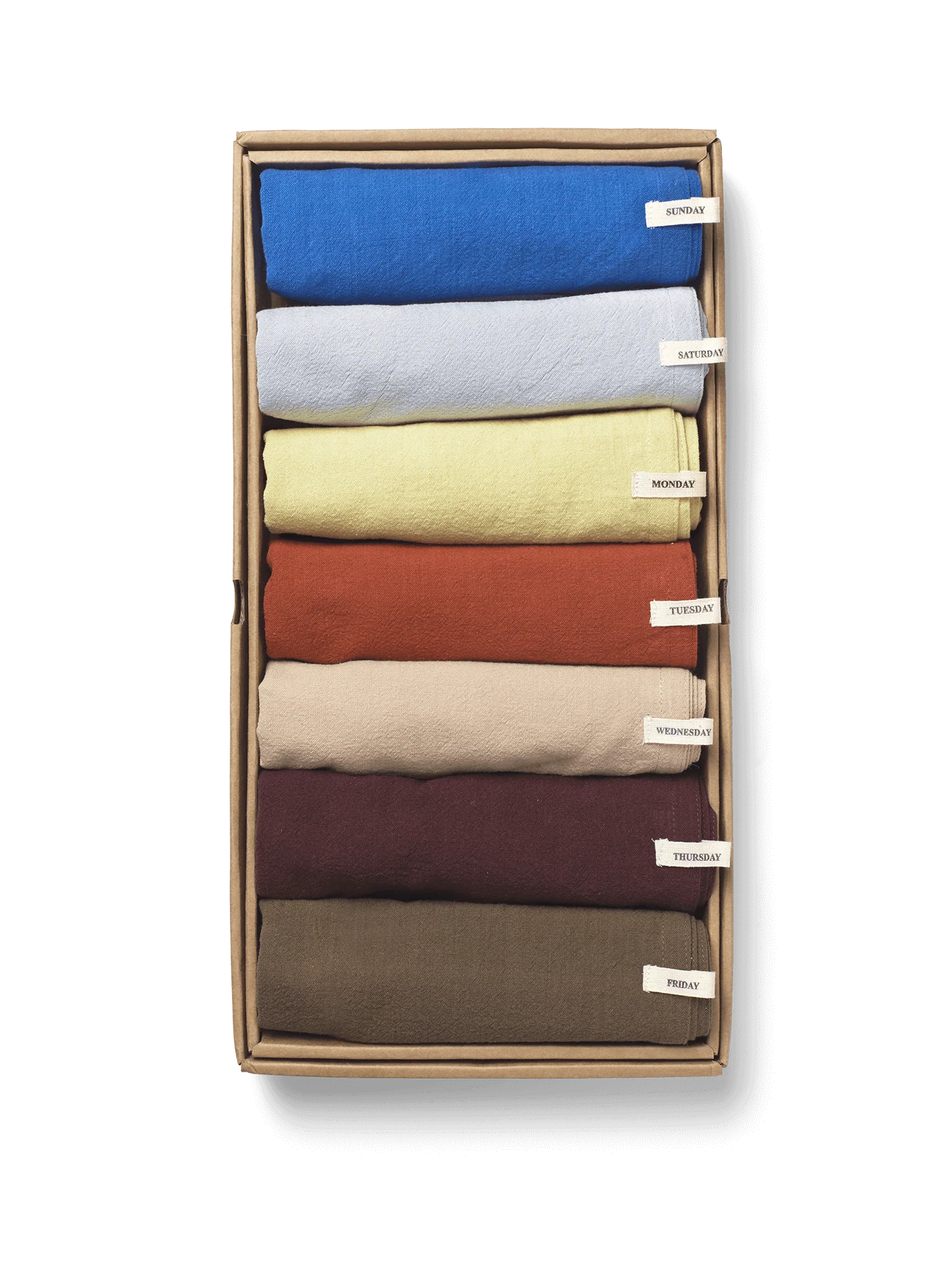 Day Tea Towel - Set of 7 - Bold