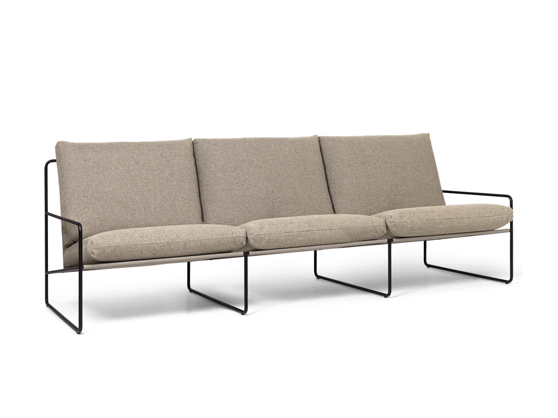Desert 3-seater - Black - Dolce - Dark Sand - UK - Image 4
