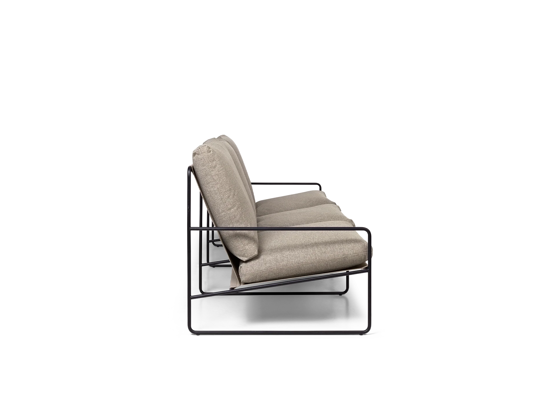 Desert 3-seater - Black - Dolce - Dark Sand - UK - Image 5