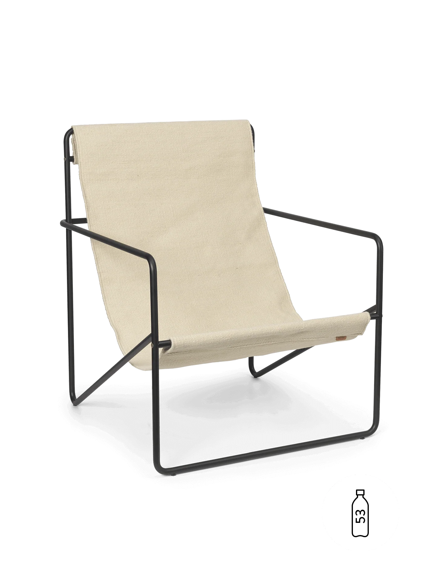 Desert Lounge Chair - Black - Cloud