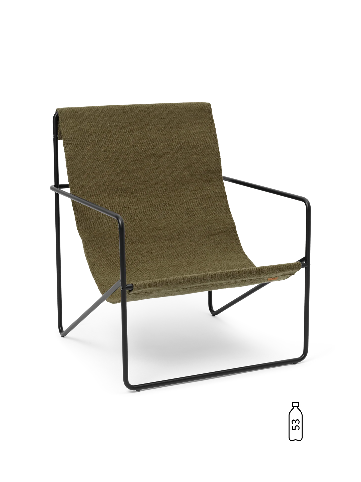 Desert Lounge Chair - Black - Olive