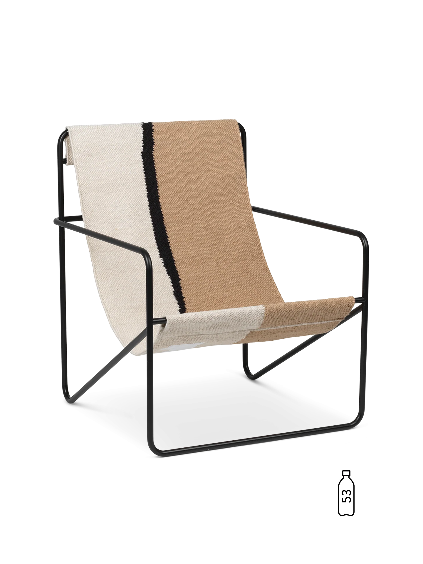 Desert Lounge Chair - Black - Soil