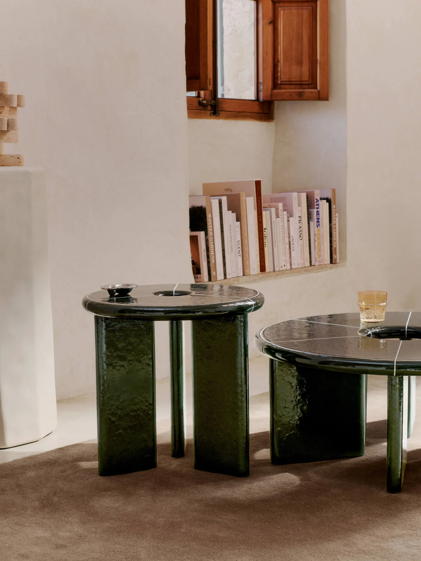 Deya Coffee Table - Dark Green - Image 3