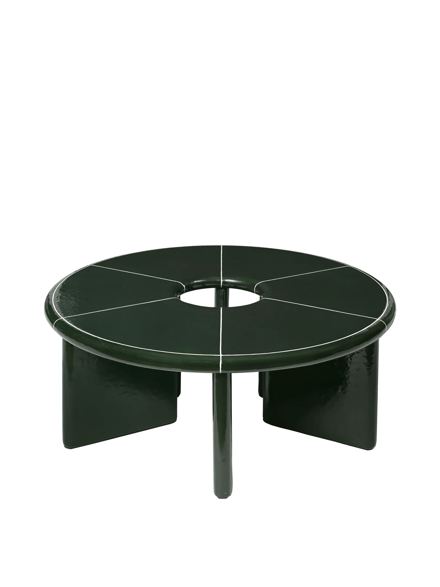 Deya Coffee Table - Dark Green - Image 4