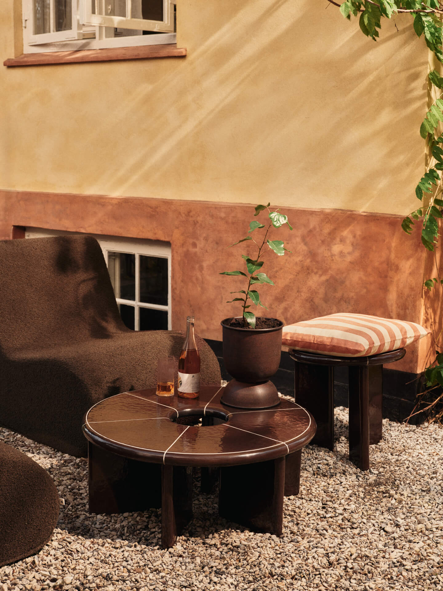 Deya Side Table - Chestnut Brown - Image 3