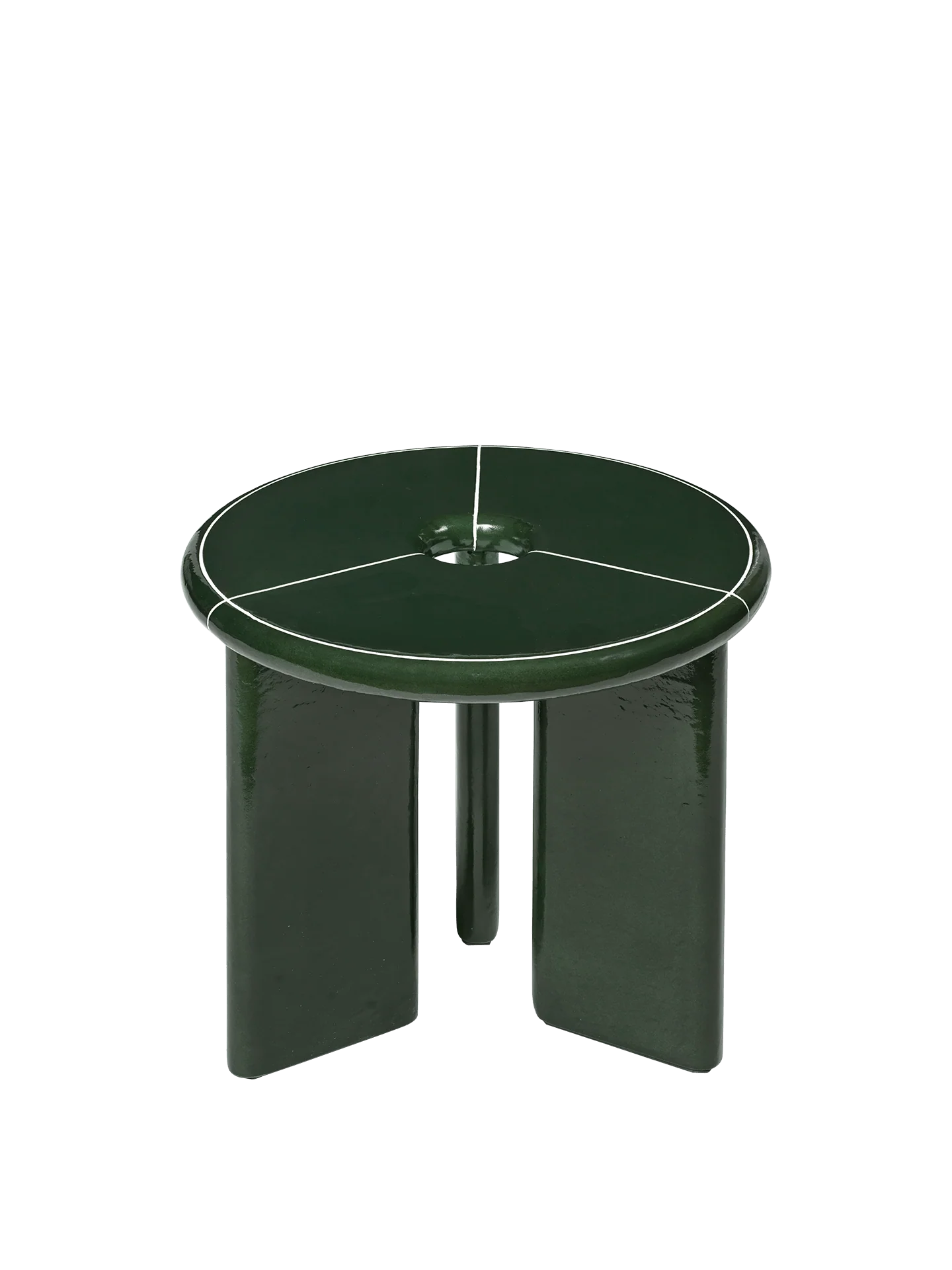 Deya Side Table - Dark Green - Image 7