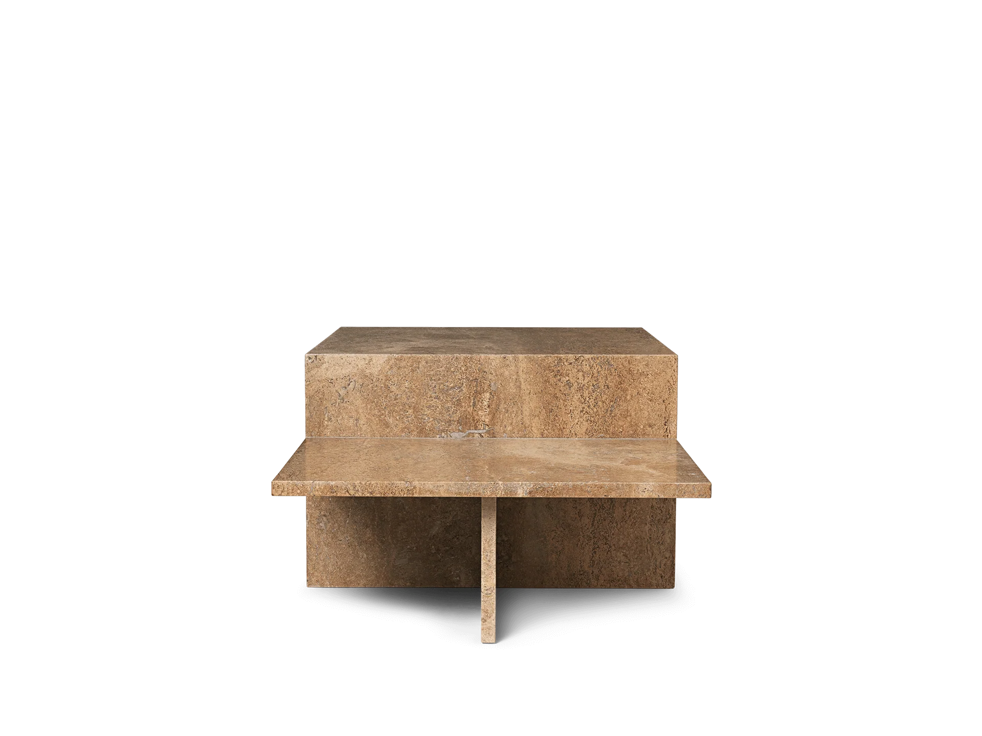 Distinct Coffee Table - Dark Brown Travertine - Image 4