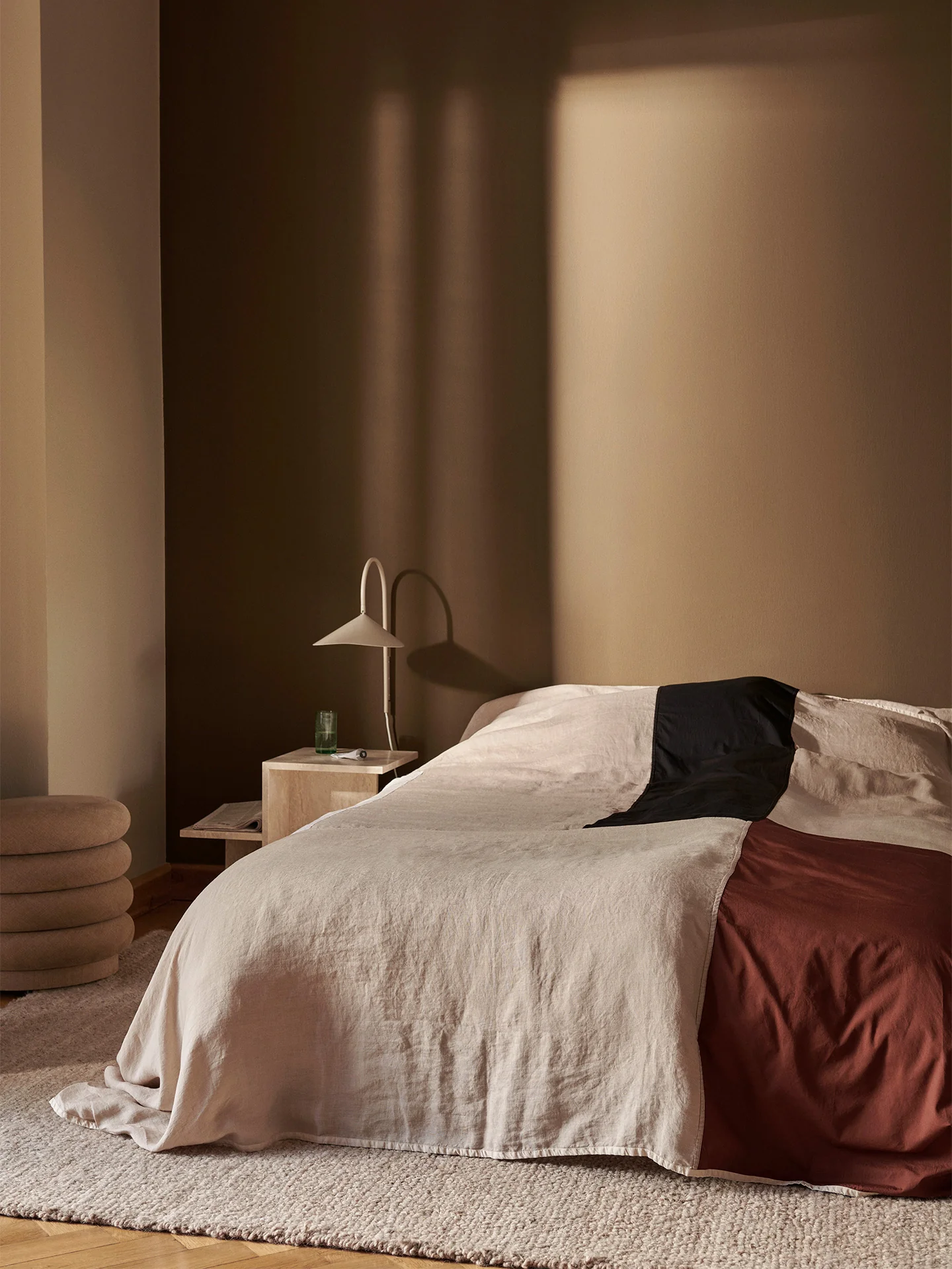 Distinct Side Table - Travertine - Image 2