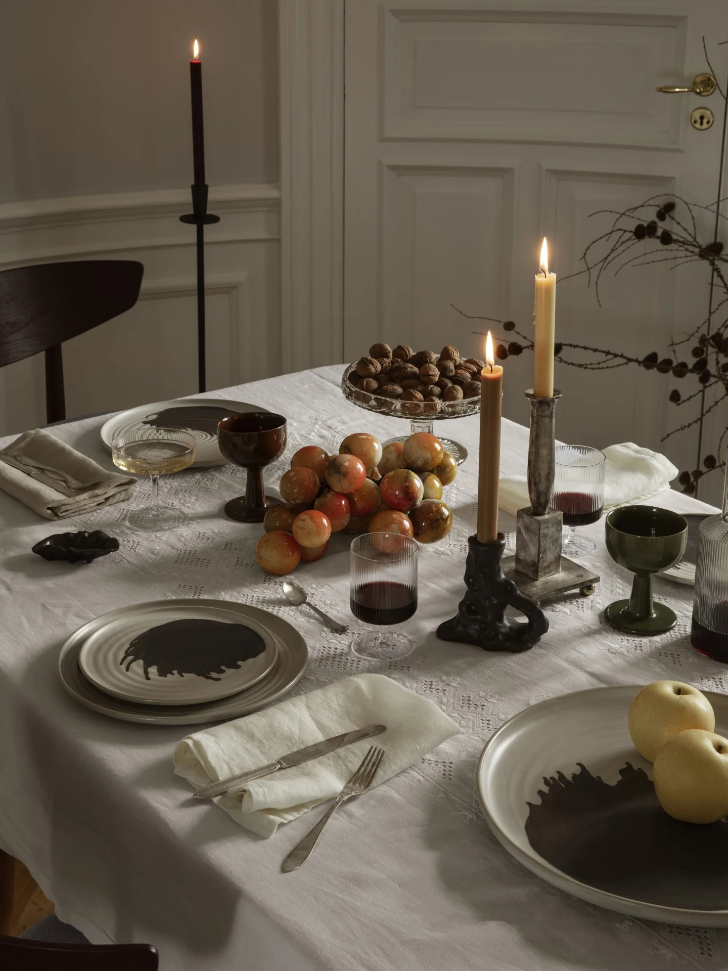 Dito Candle Holder - Single - Dark Brown - Image 3