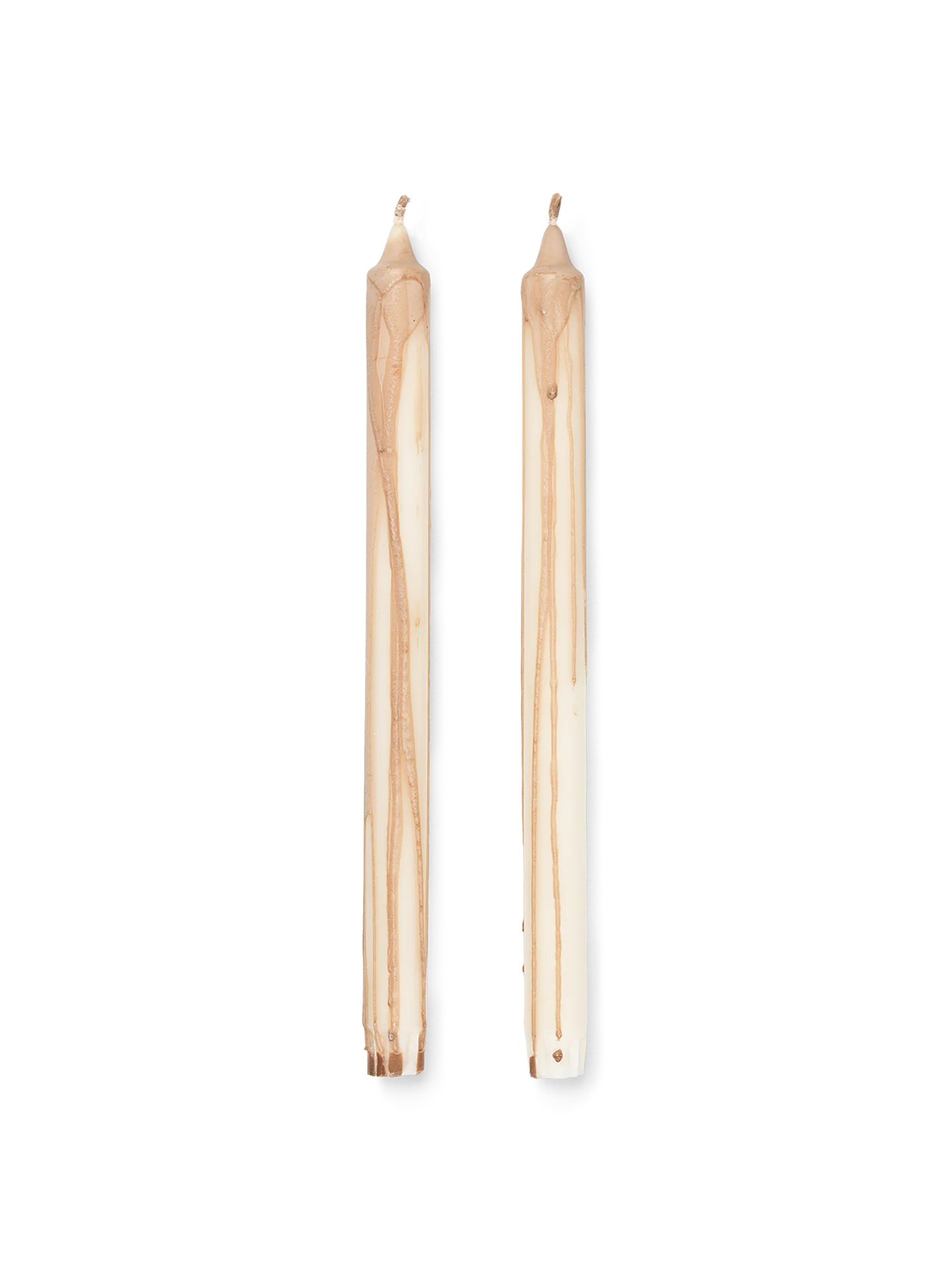 Dryp Candles - Set of 2 - Beige