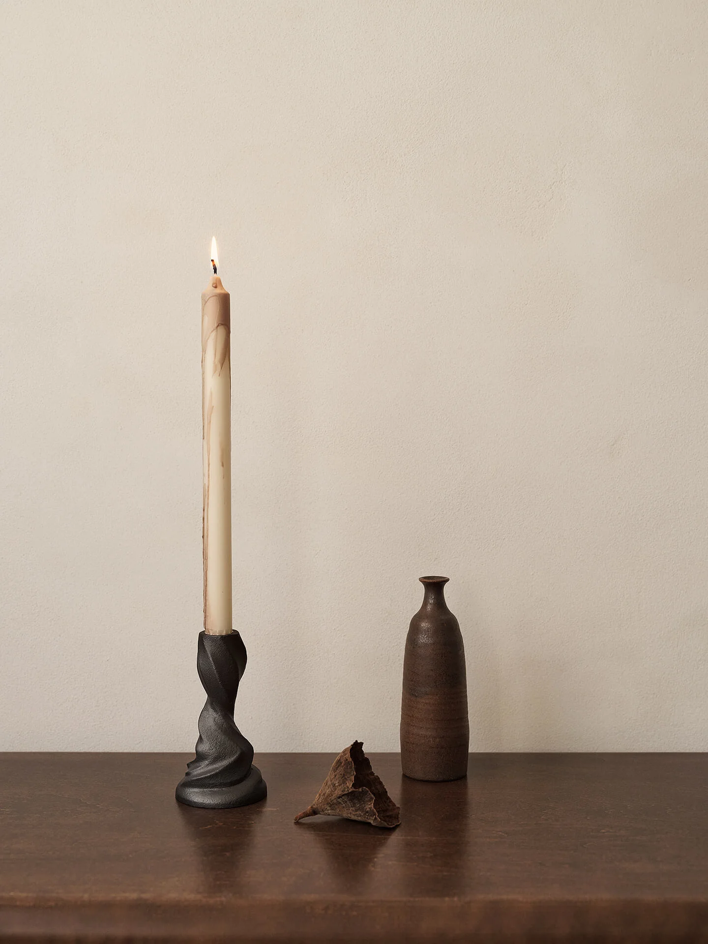 Dryp Candles - Set of 2 - Beige - Image 2