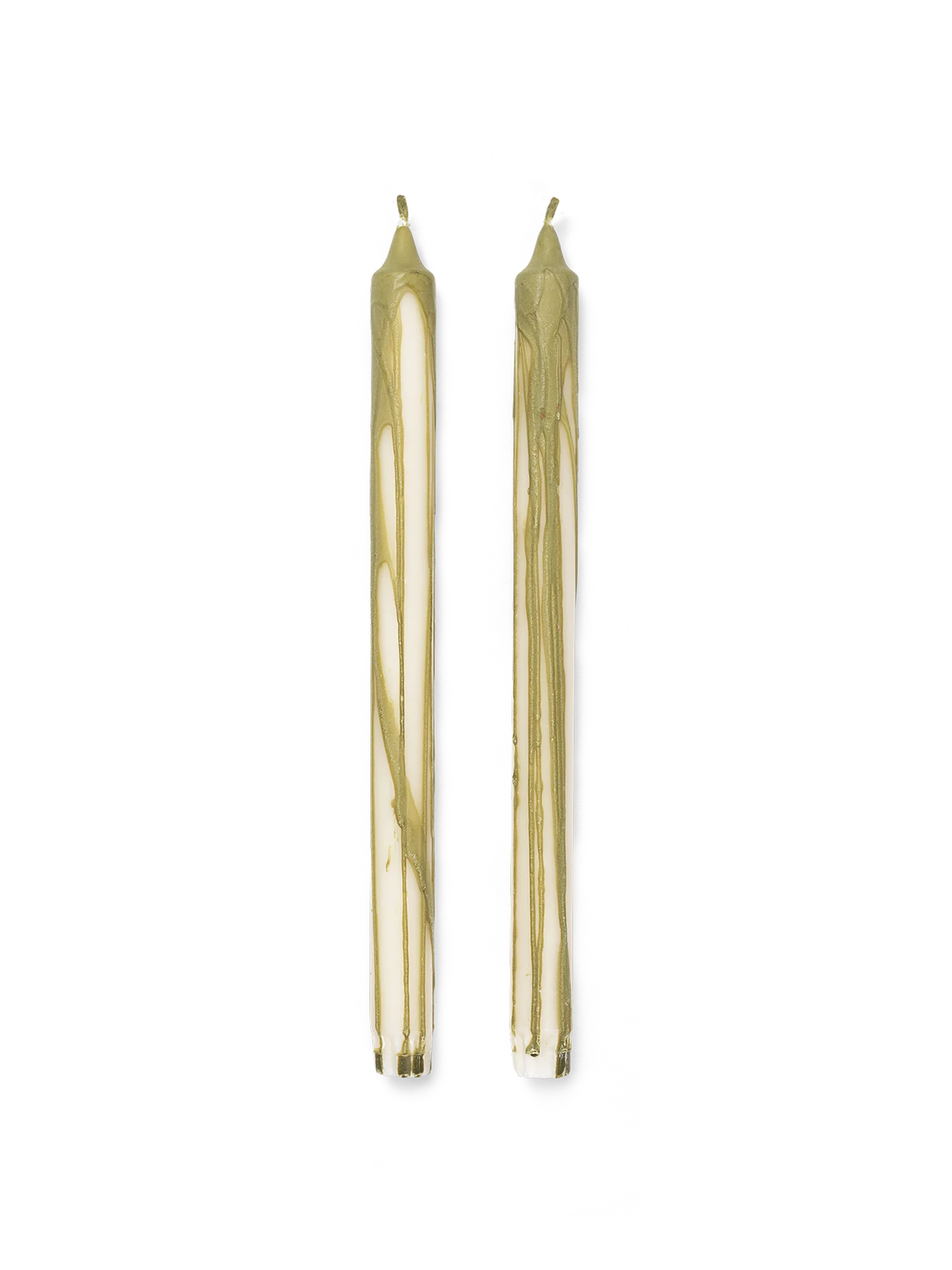 Dryp Candles - Set of 2 - Olive Green