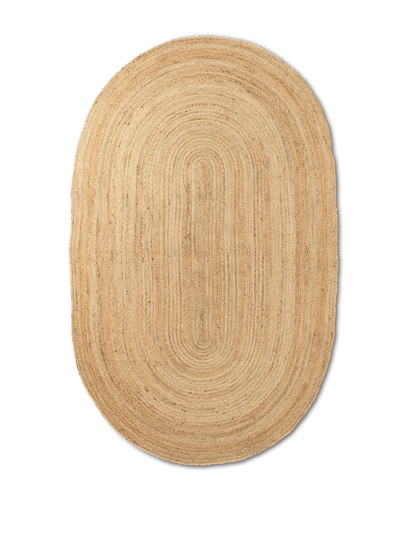 Eternal Oval Jute Rug - Natural