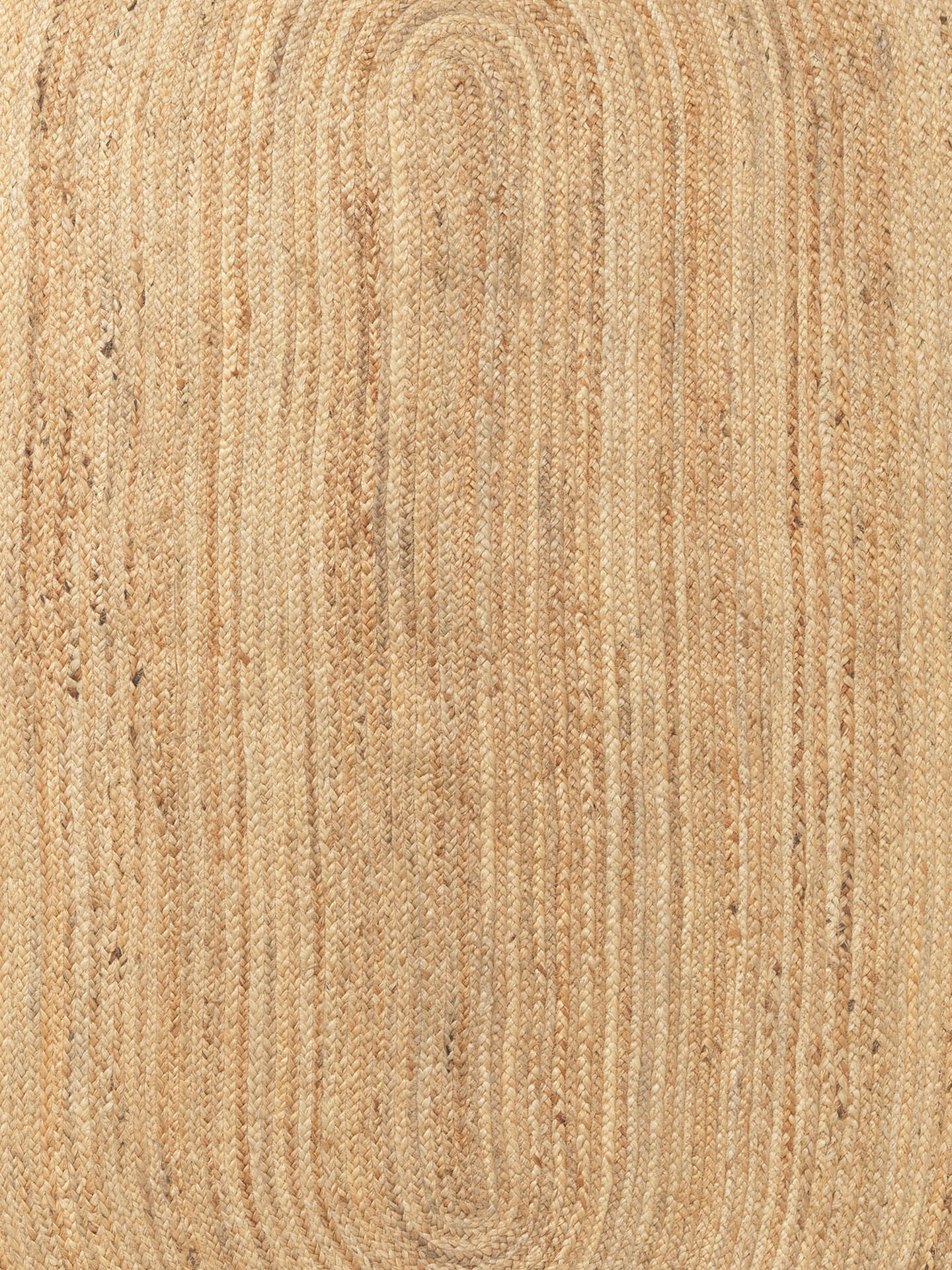 Eternal Oval Jute Rug - Natural - Image 3