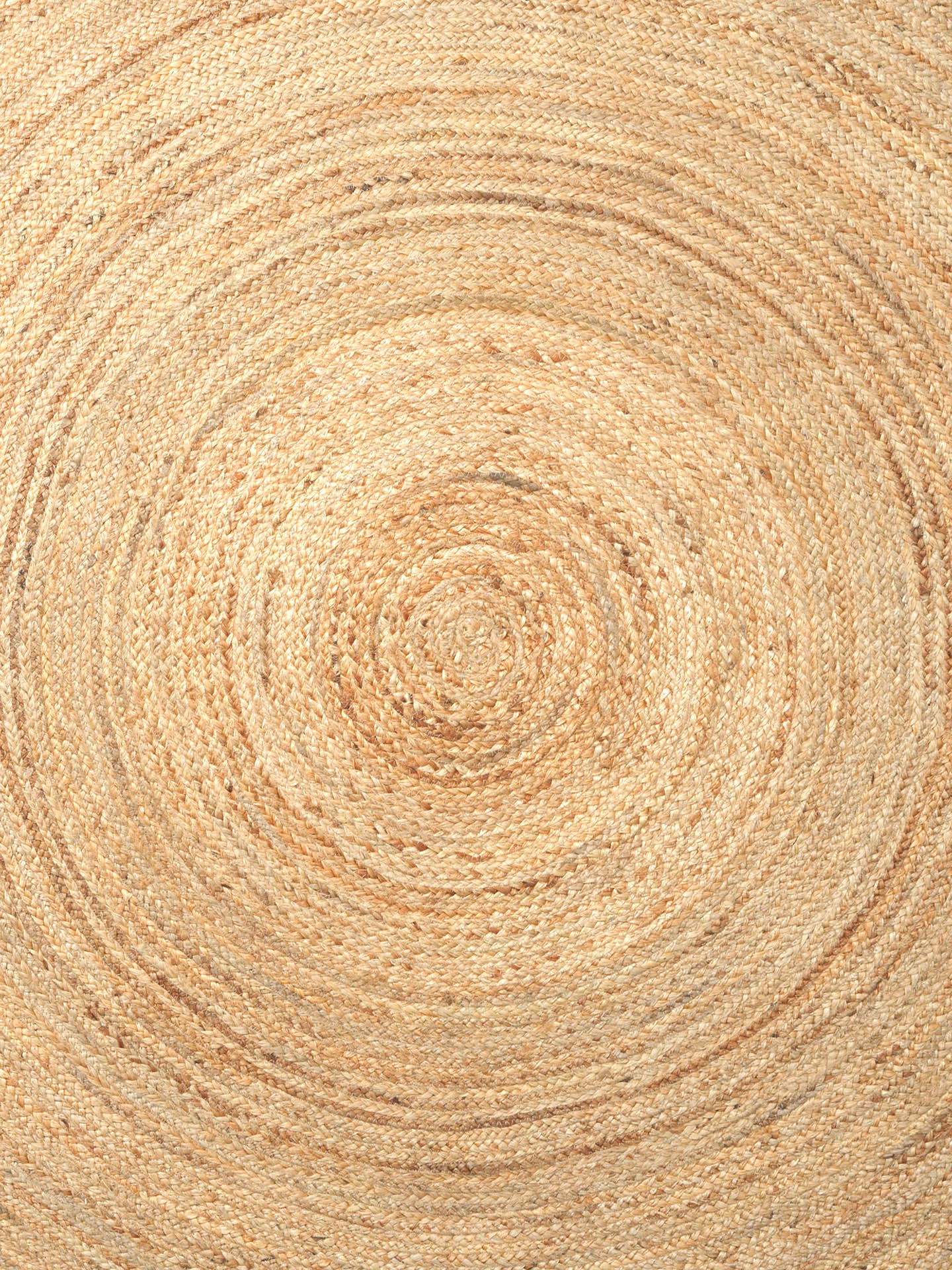 Eternal Round Jute Rug - Natural - Image 3