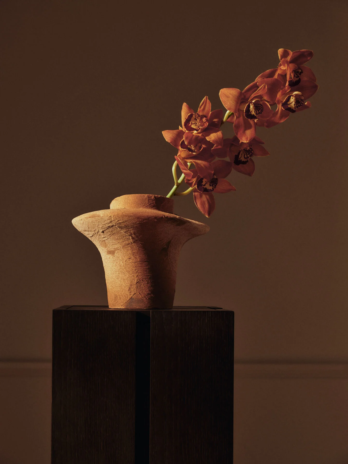 Evio Vase - Small - Burnt Umber - Image 2