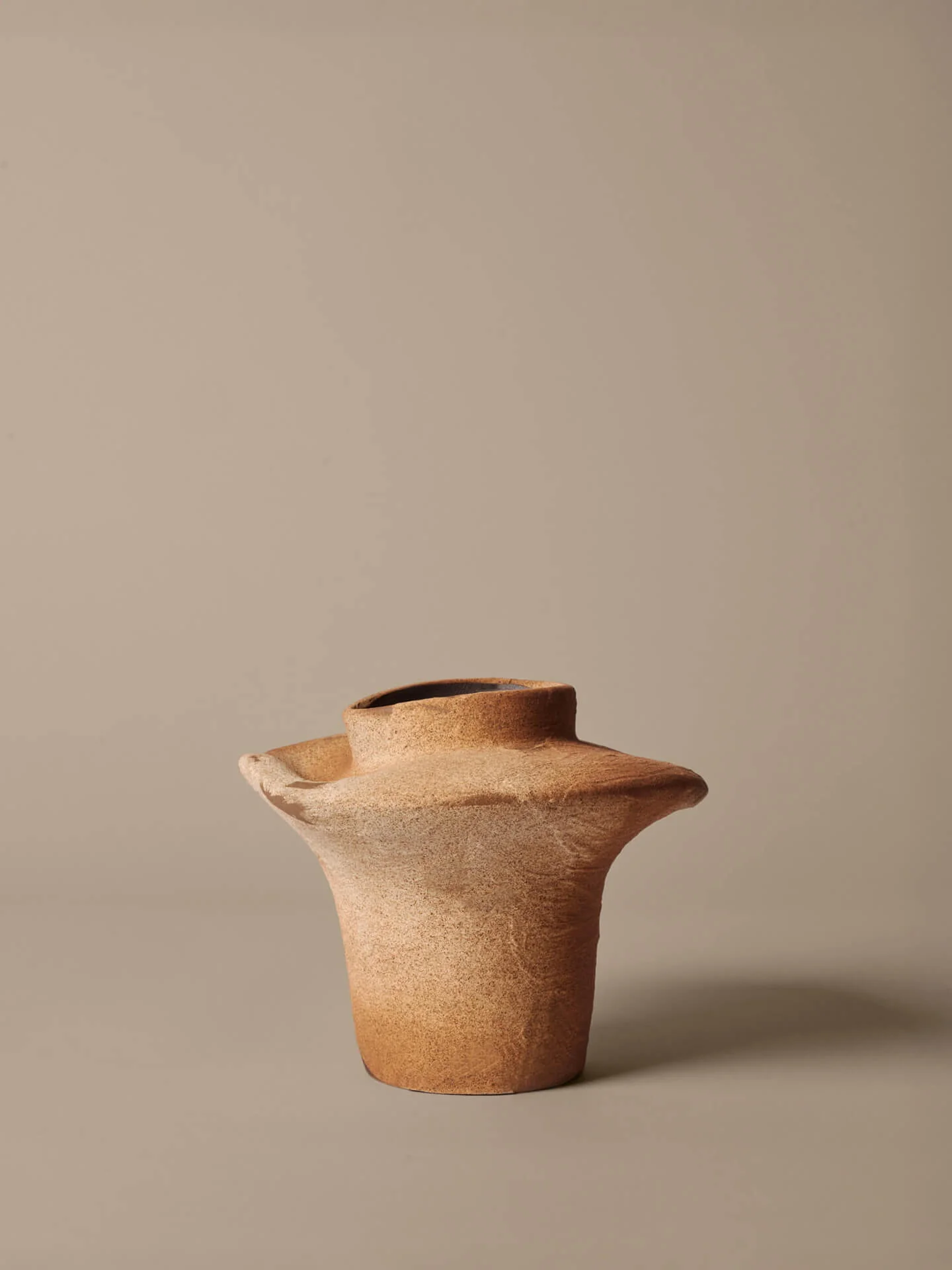 Evio Vase - Small - Burnt Umber - Image 5