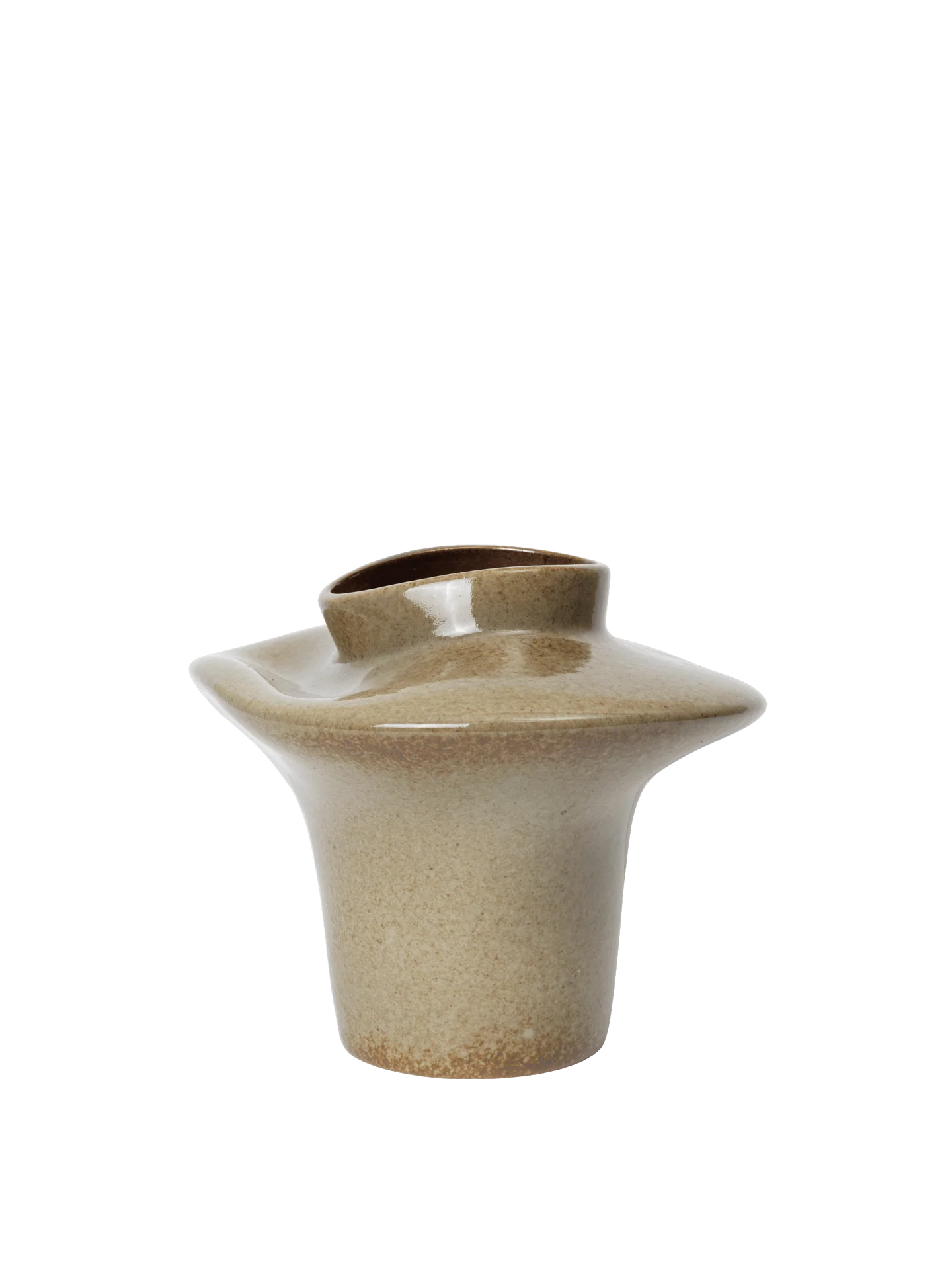 Evio Vase - Small - Elm Green