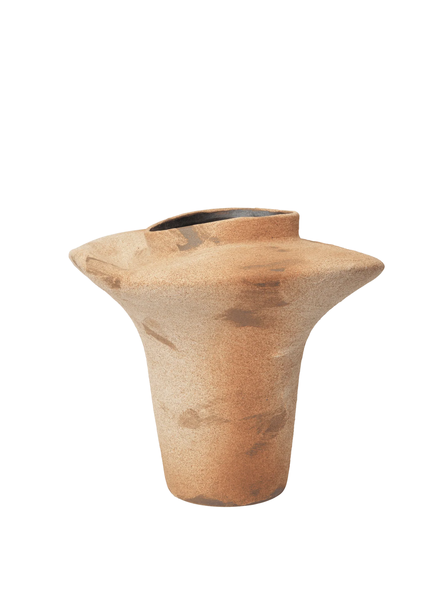 Evio Vase - Large - Burnt Umber