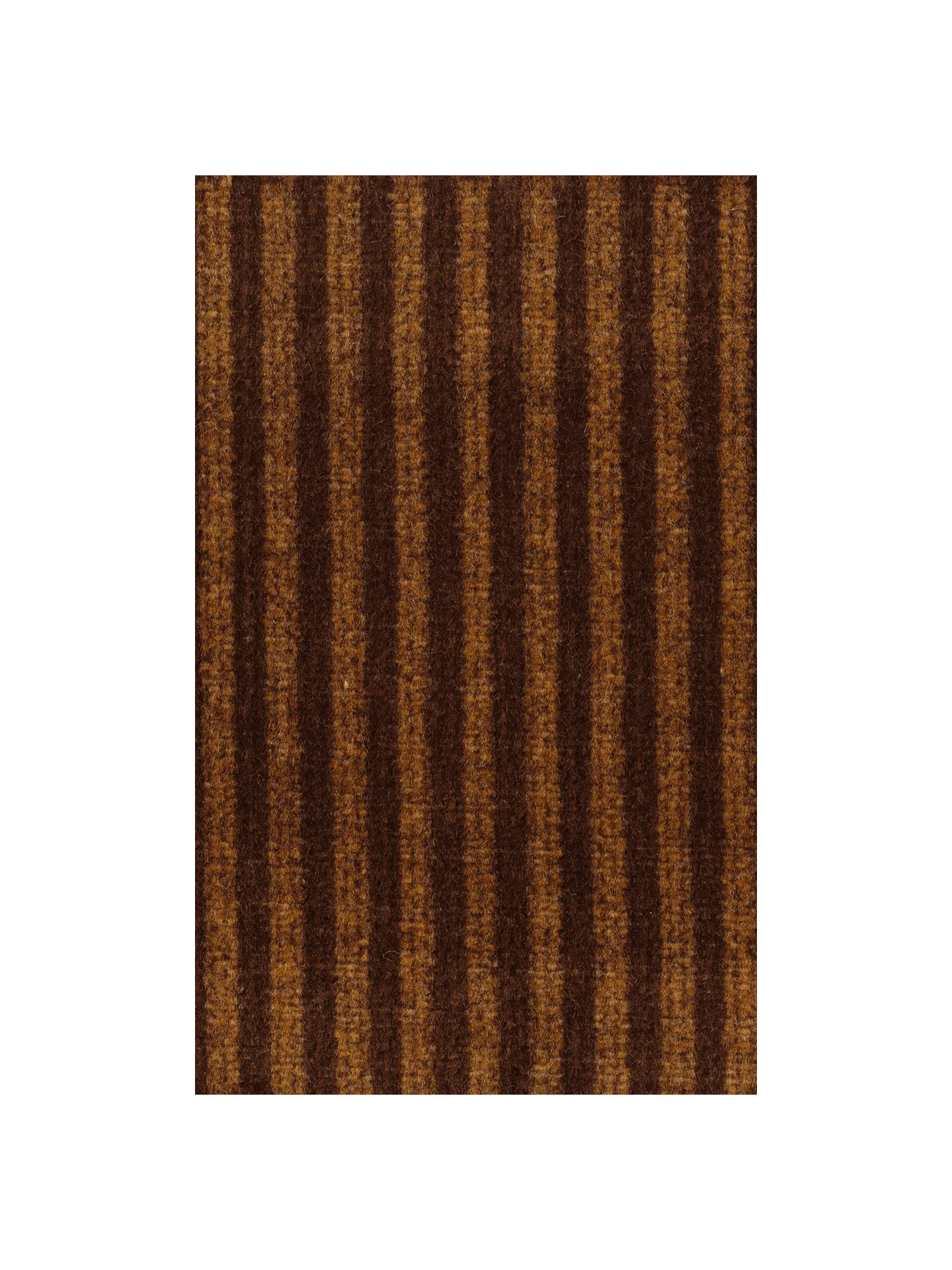 Fabric Sample - Devoré Velvet - Rust