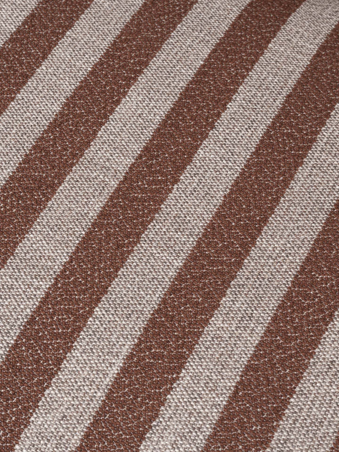 Catena Pouf Rectangular L501 - Louisiana - Sand/Chocolate - UK - Image 2