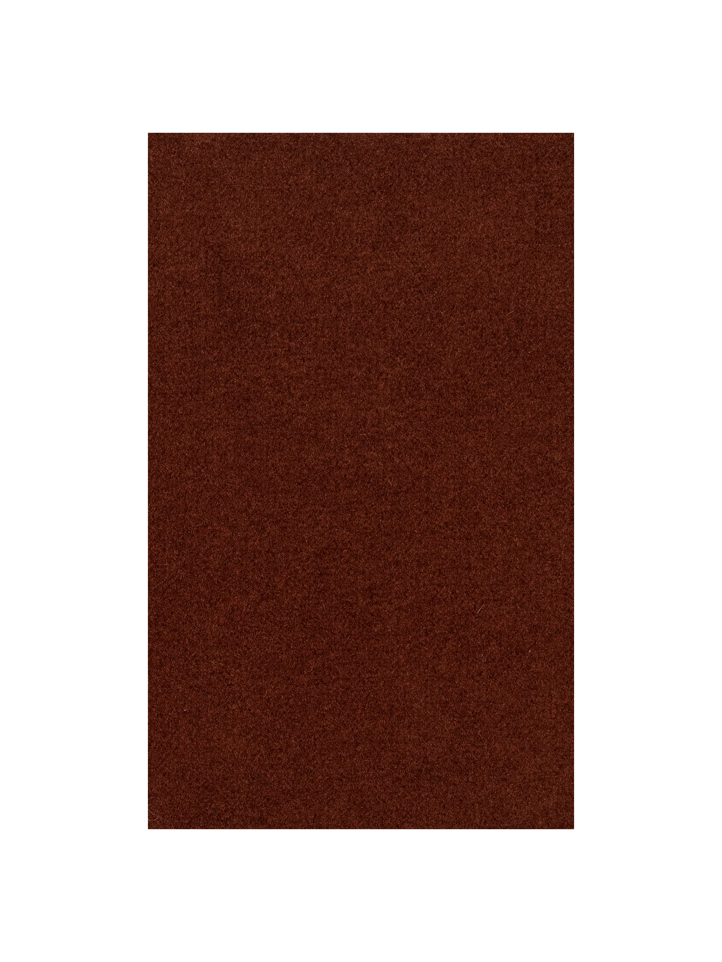 Fabric Sample - Rich Velvet - Rust