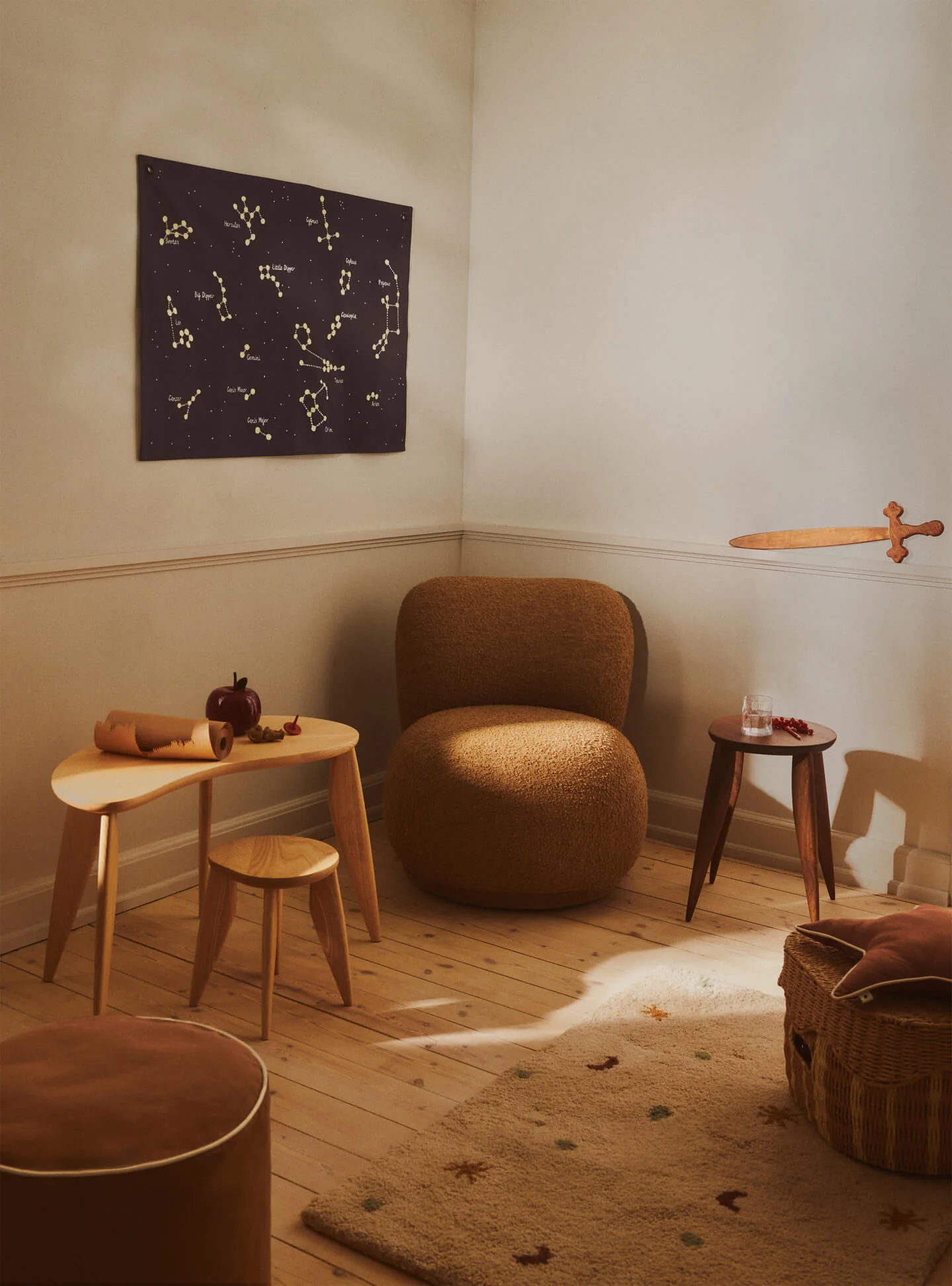 Feve Kids Stool - Natural Ash - Image 3