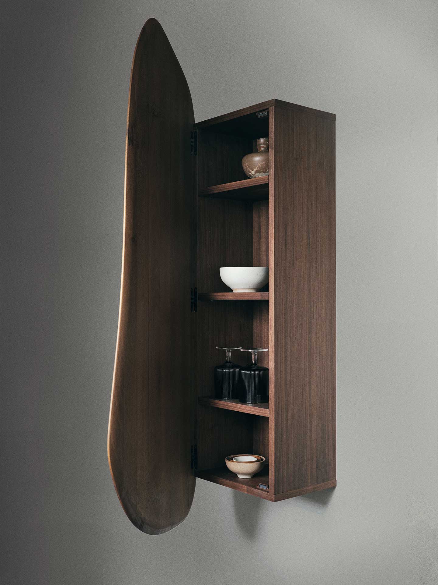 Feve Wall Cabinet - Walnut - Image 2