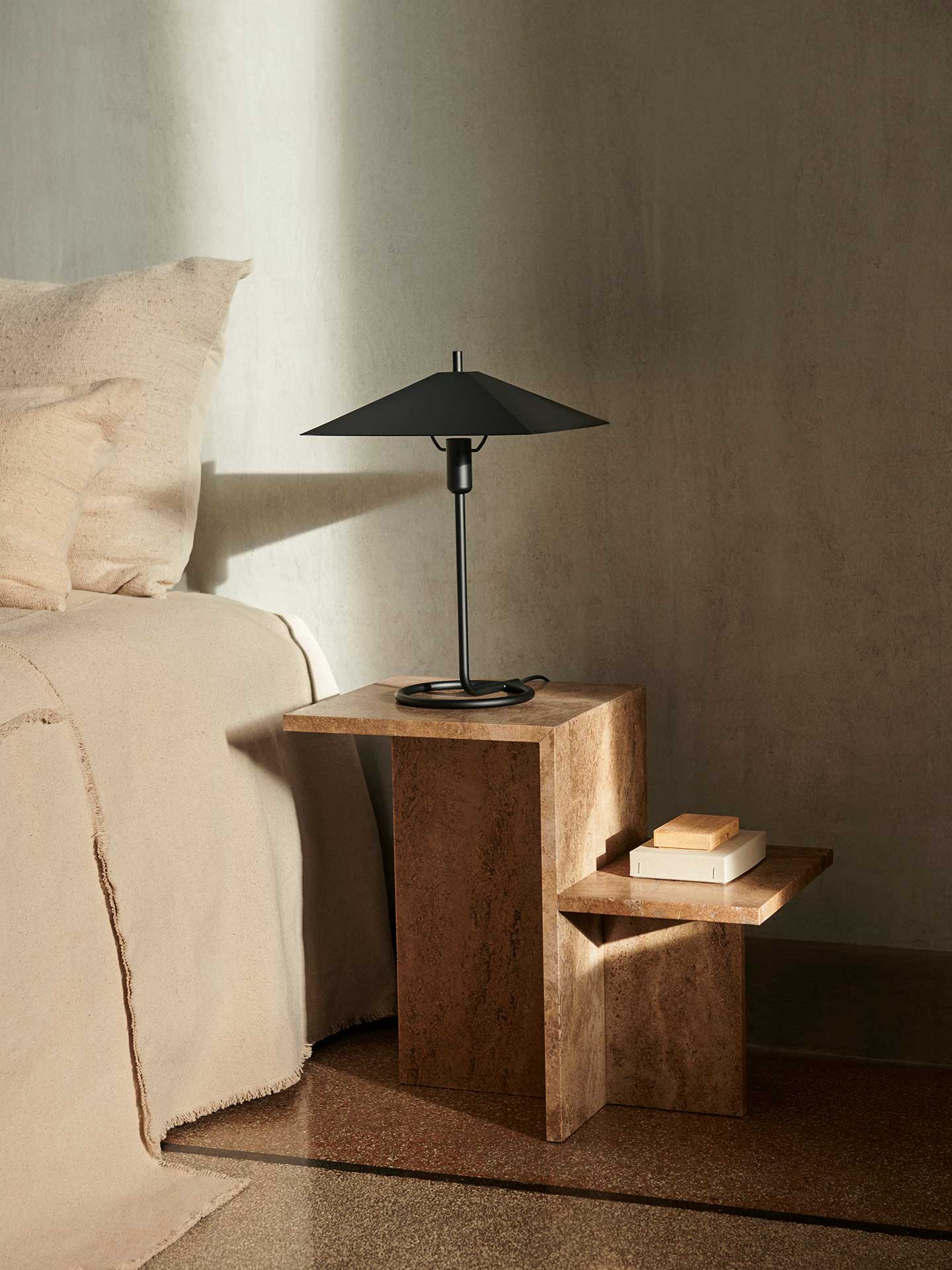 Filo Table Lamp Square - Black/Black - Image 2