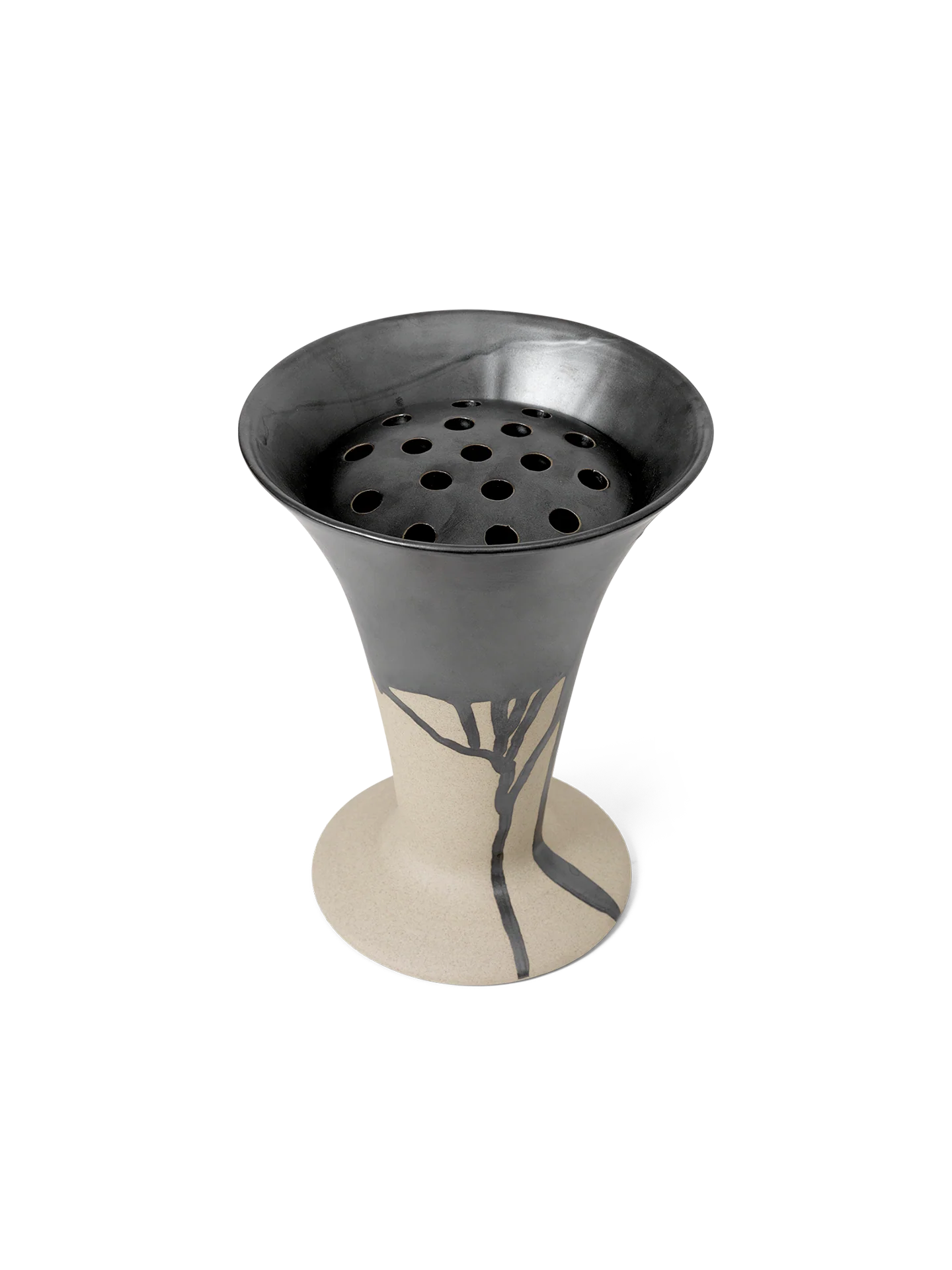 Flores Vase - Sand/Black - Image 3