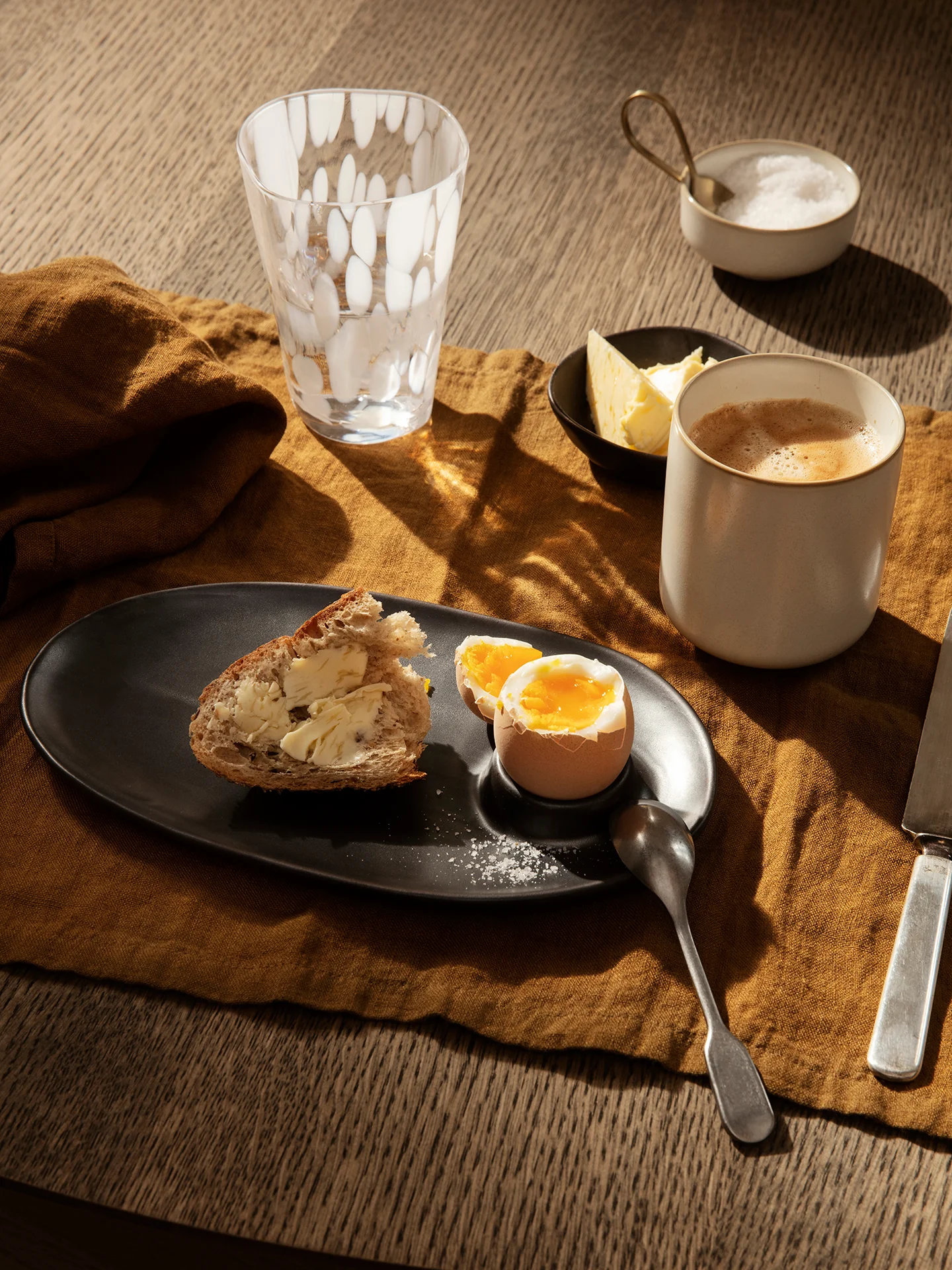 Flow Breakfast Plate - Black - Image 2