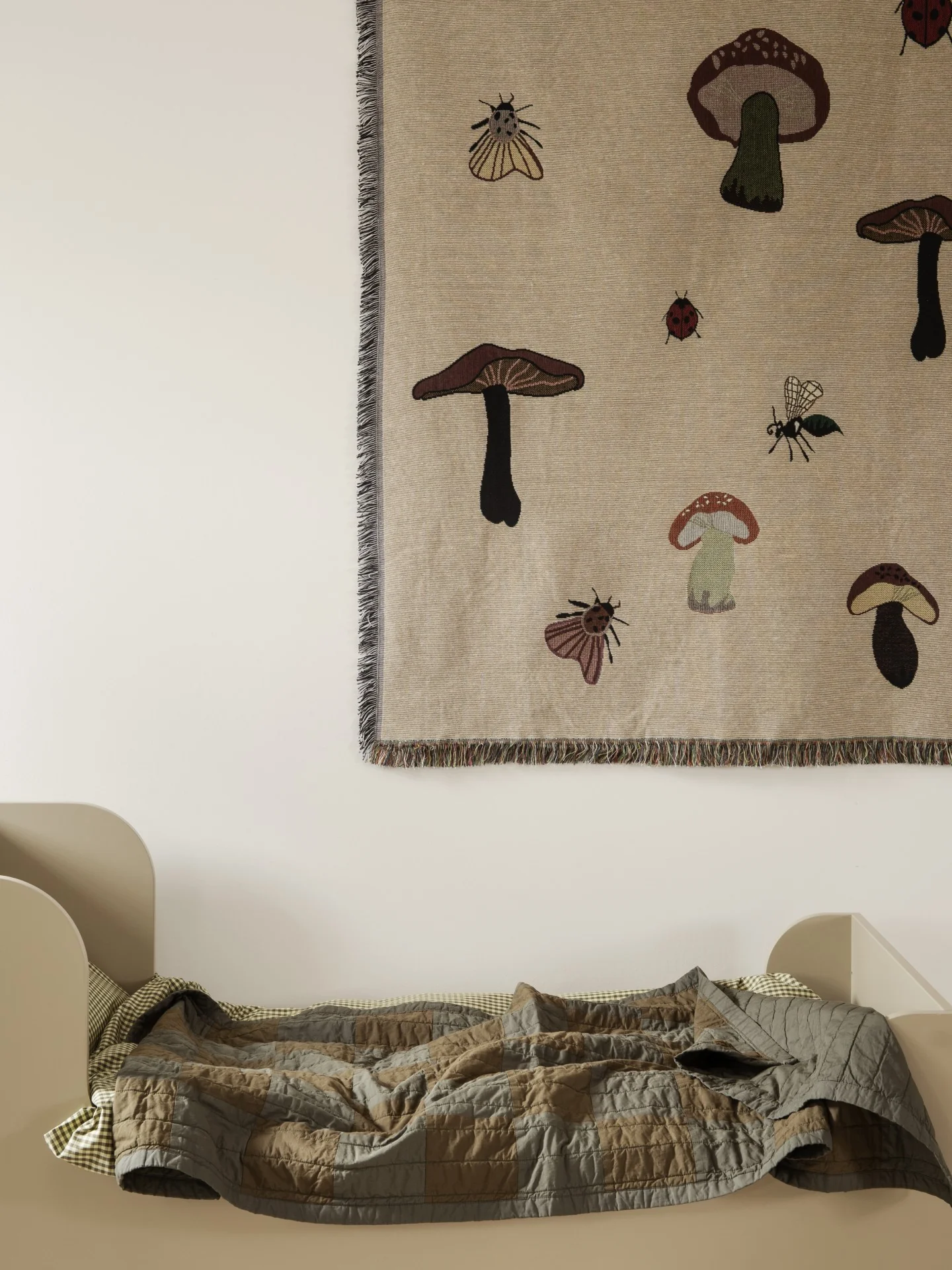 Forest Tapestry Blanket - Sand - Image 2